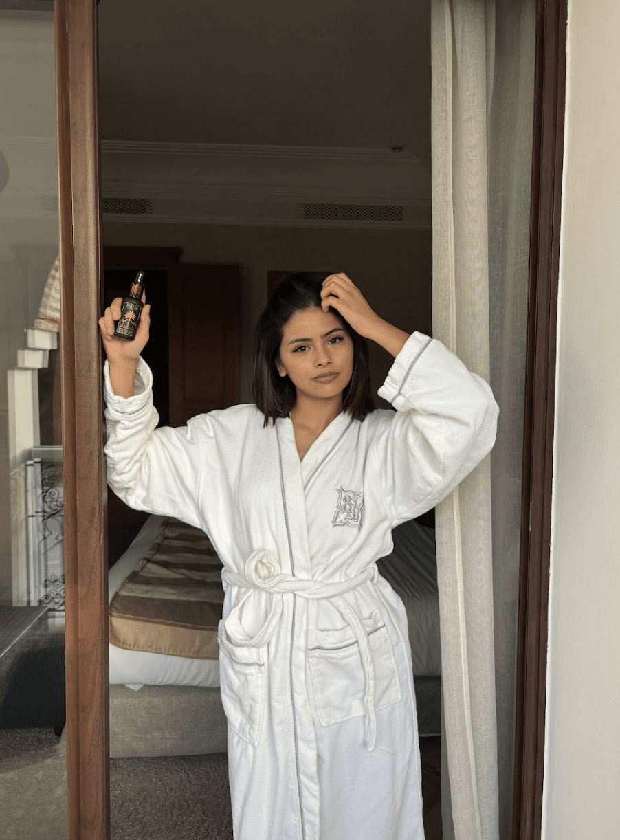 Middle aged woman smiling