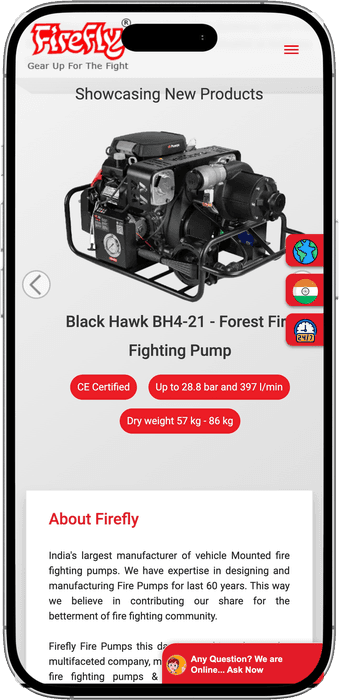 Firefly showcase screen