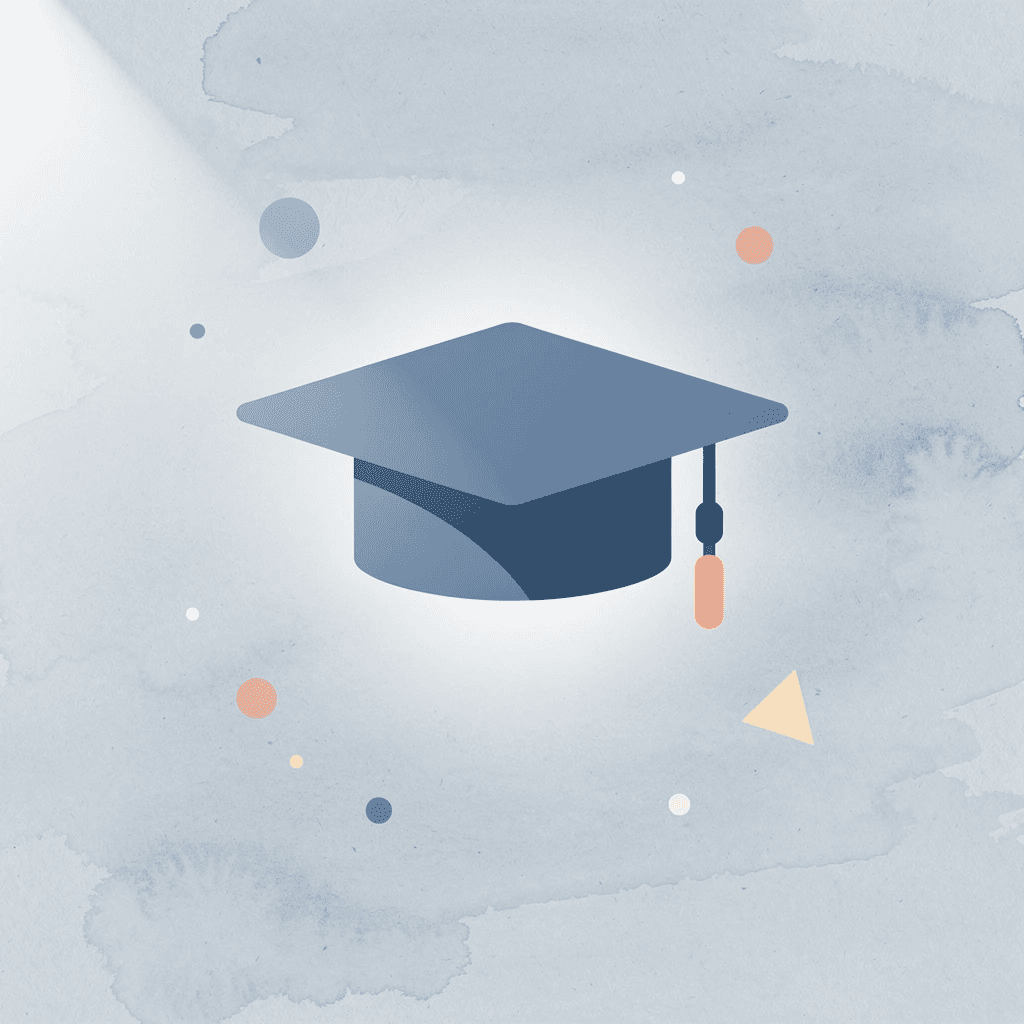 Graduation cap icon representing homeschool education