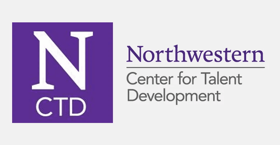High school student reviewing Northwestern CTD Center for Talent Development program materials at a desk