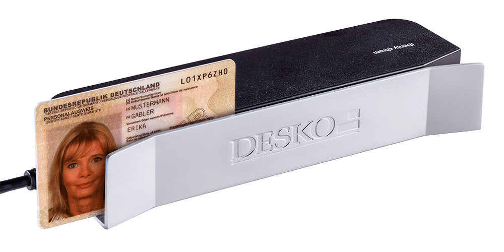 Štrbinová čítačka Desko IDenty Chrom