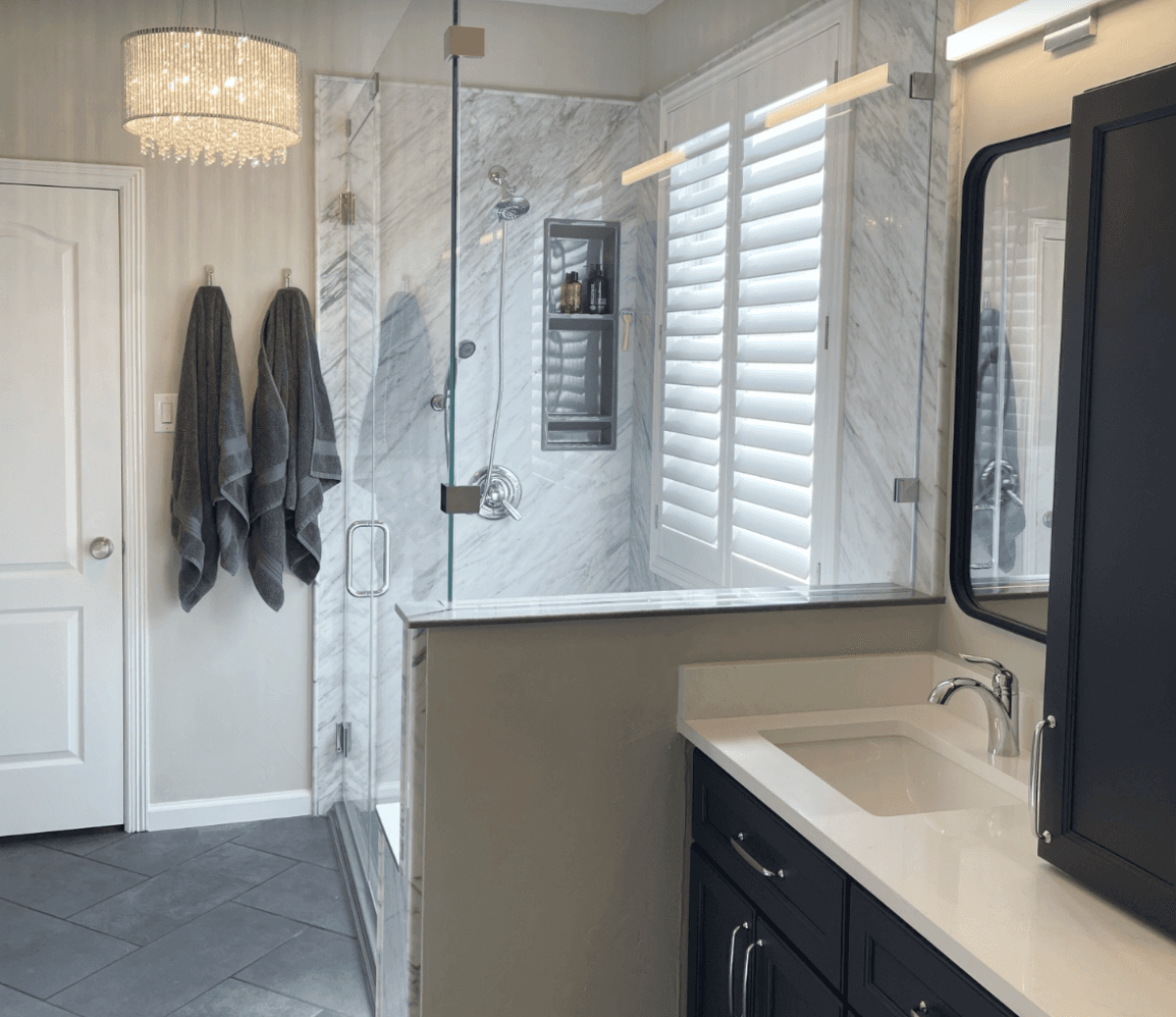 Corner Shower — representative example