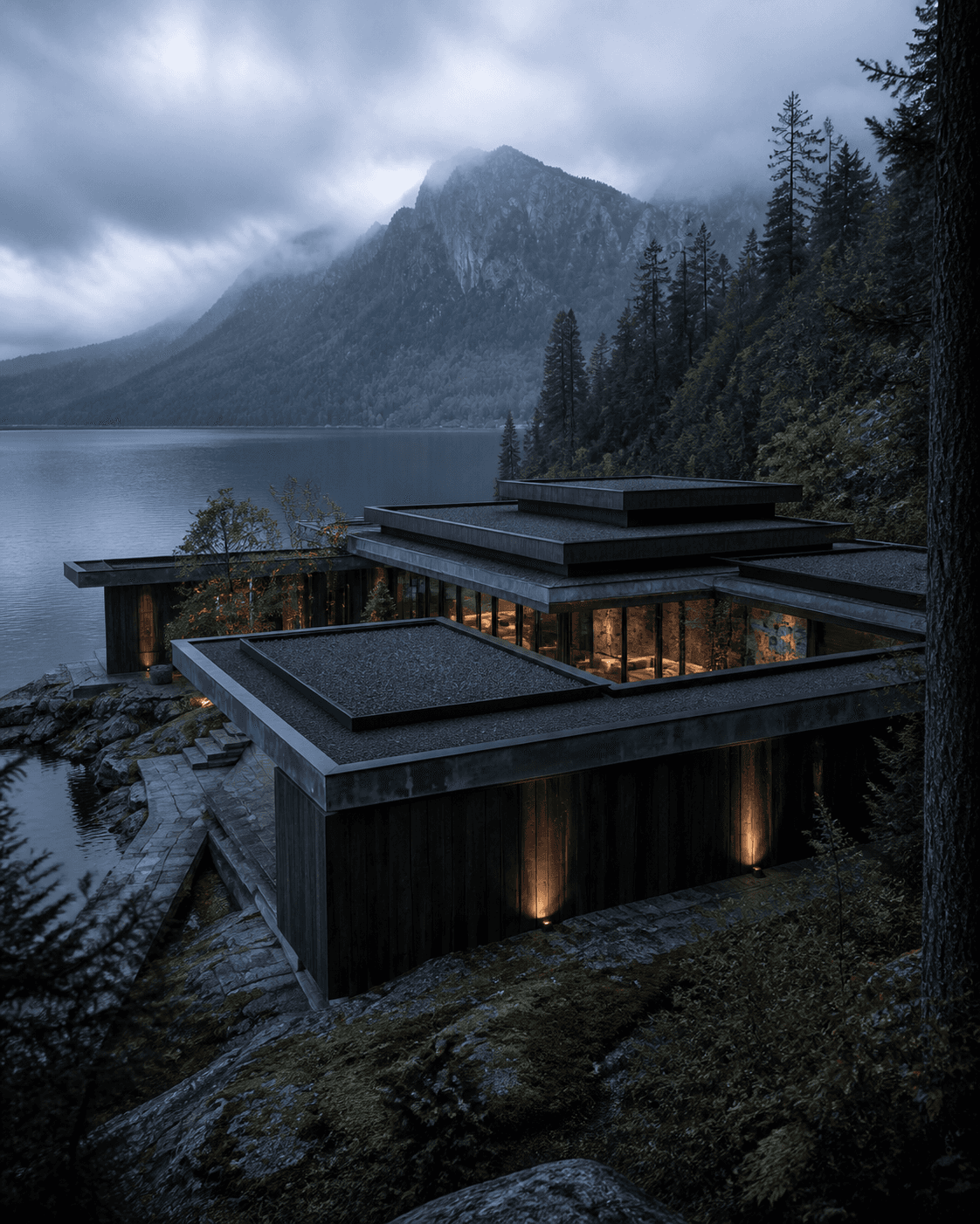 Orme Lake House — alternate exterior view