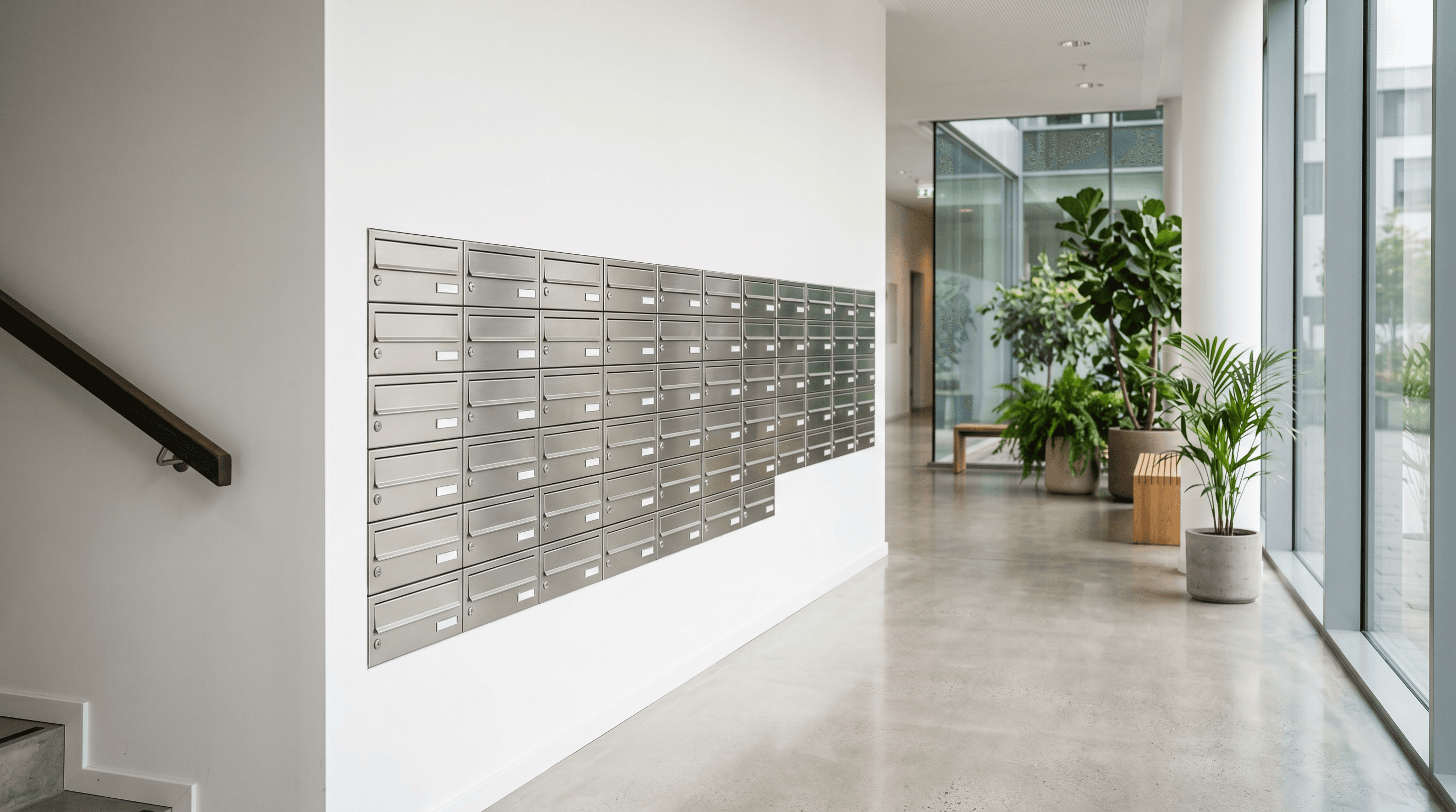 Digitale Türschilder in einem modernen Büro