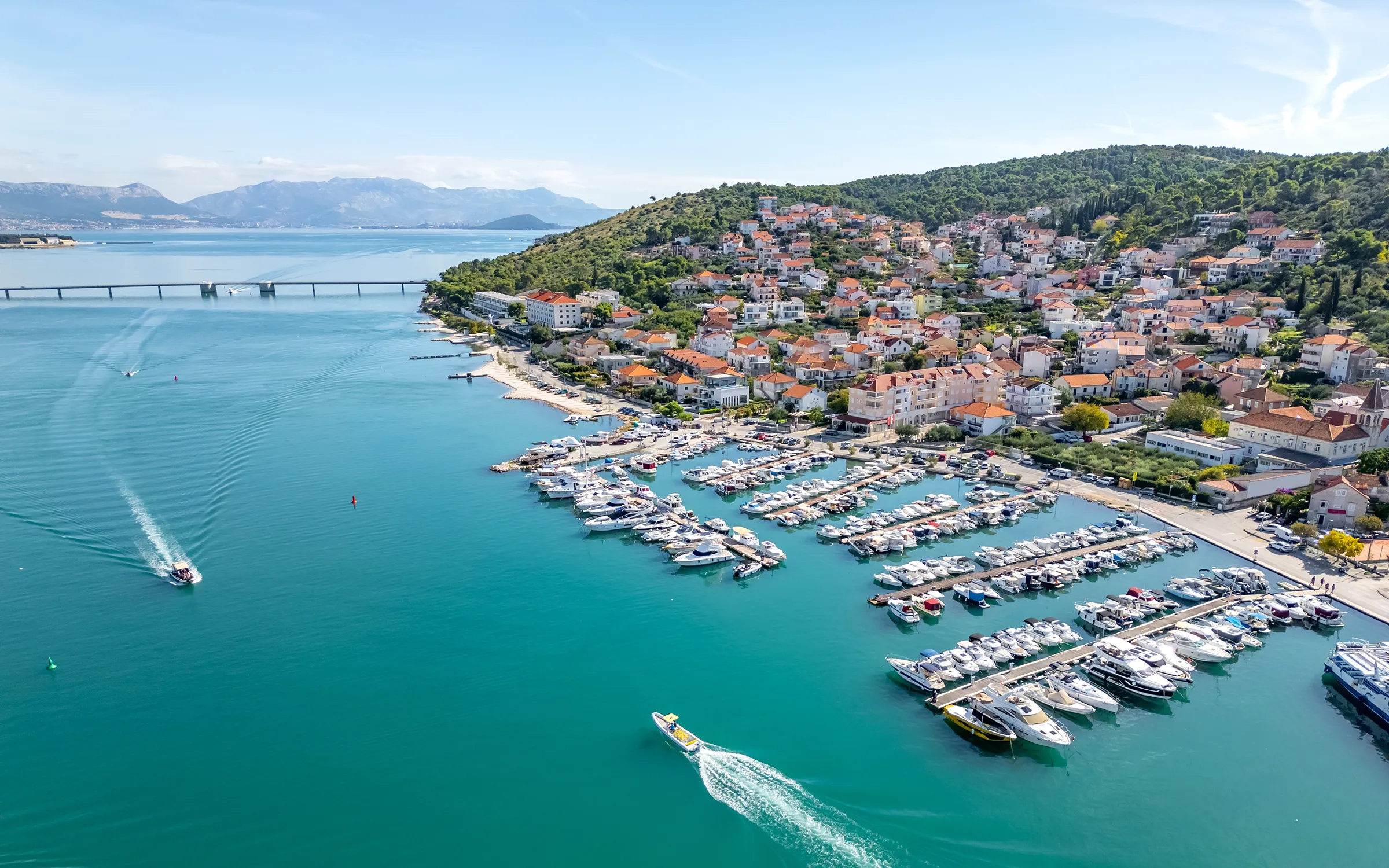 Trogir havn hvor Sykkelcruiset i Kroatia starter | Expa Travel