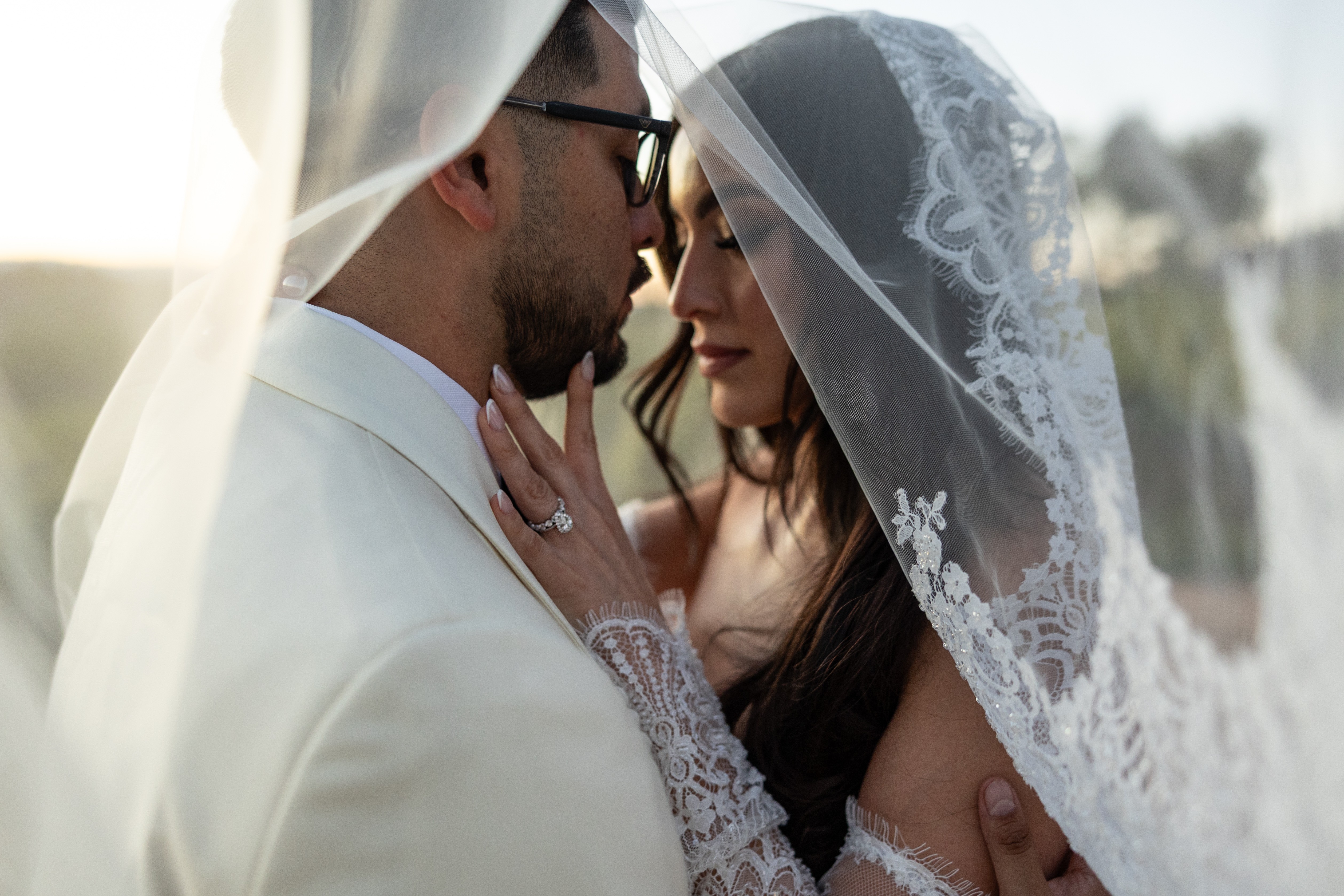 Photographer holding camera