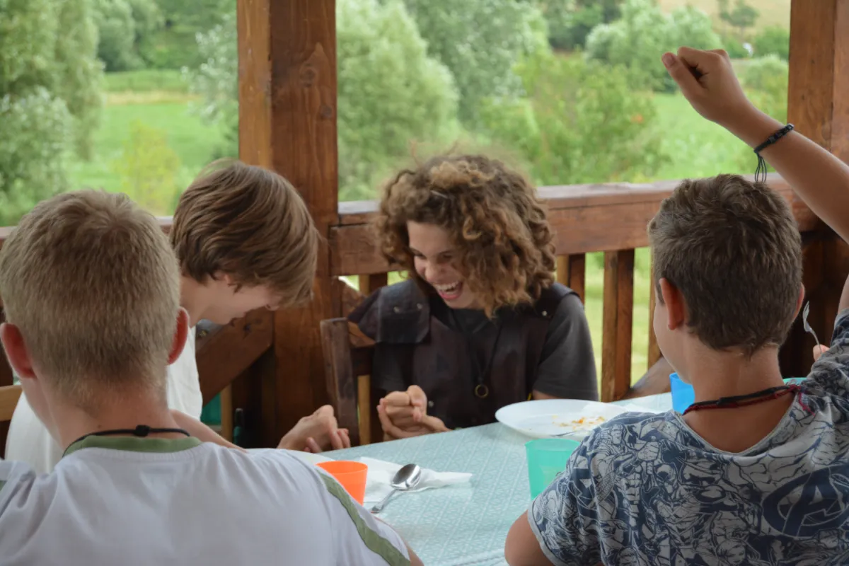 woman in black shirt wearing eyeglasses
