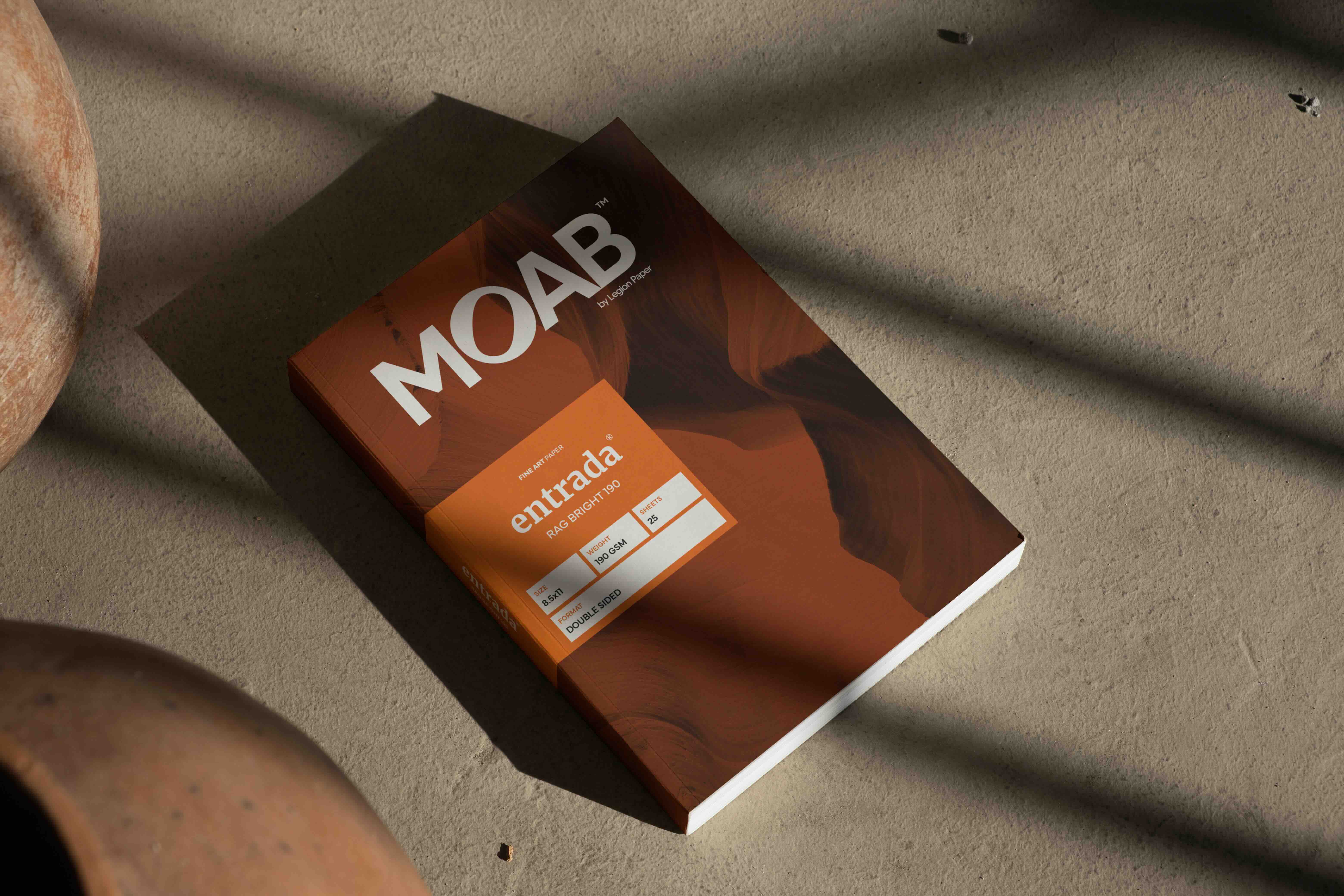 Branded packaging design for artistic paper business Moab