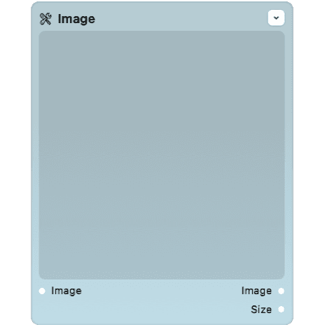 Screenshot of the image node.