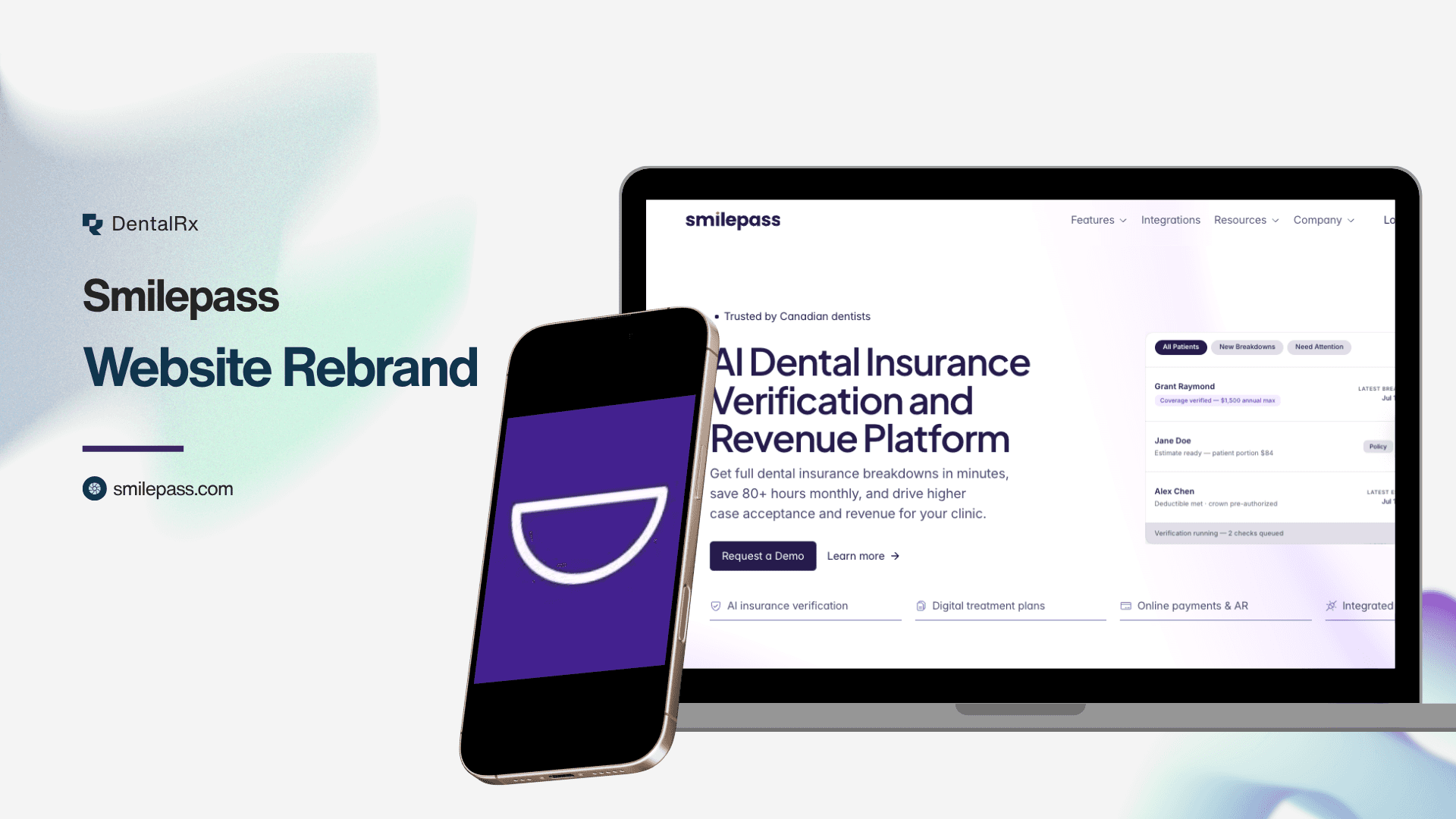 Website Rebrand for Smilepass