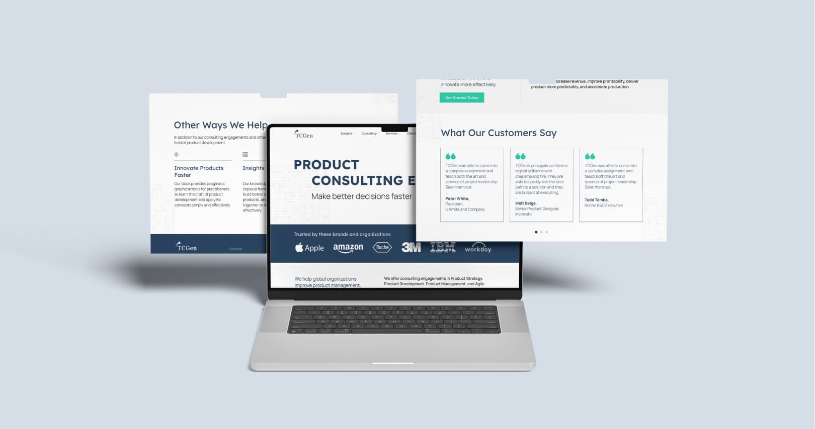 Pitch deck presentation design slides