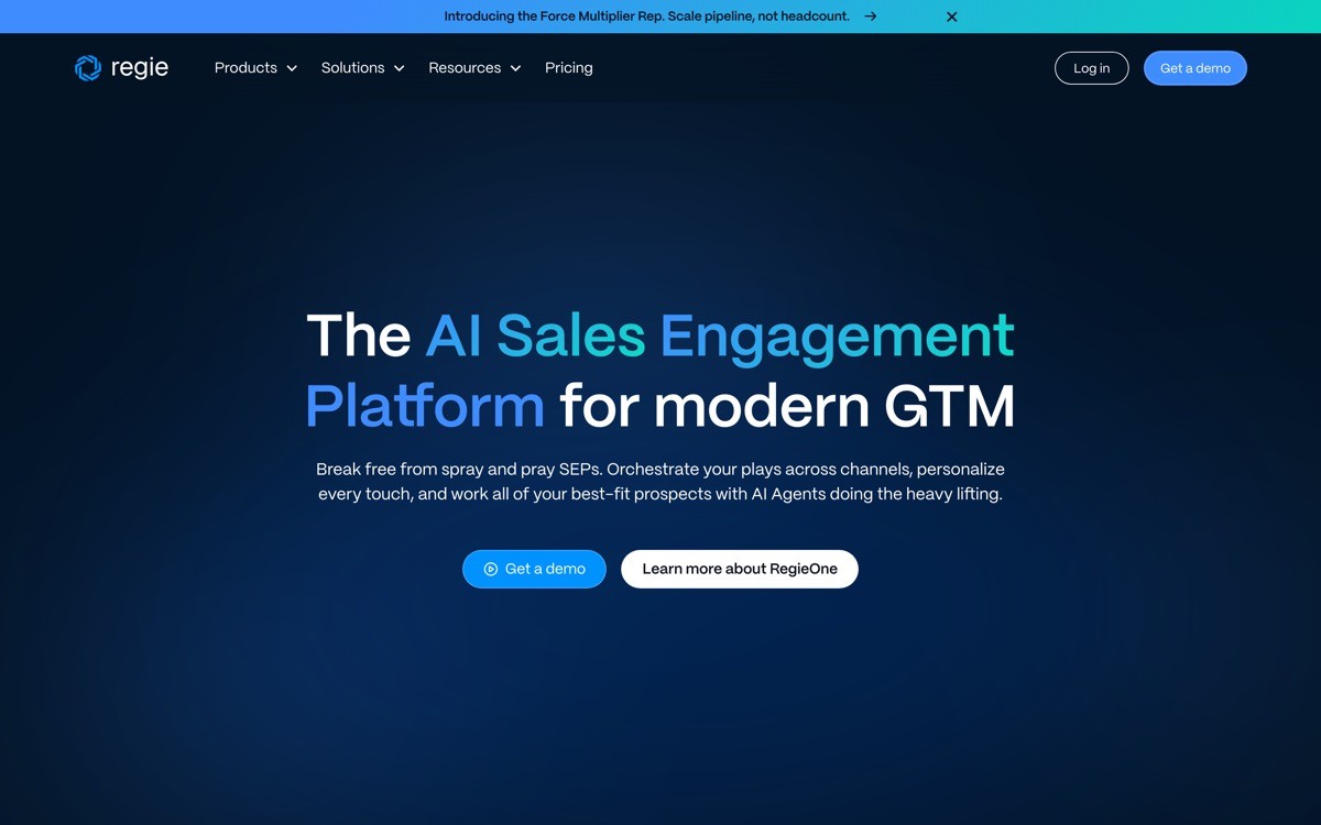 Best AI Sales Agent UX with Regie.ai