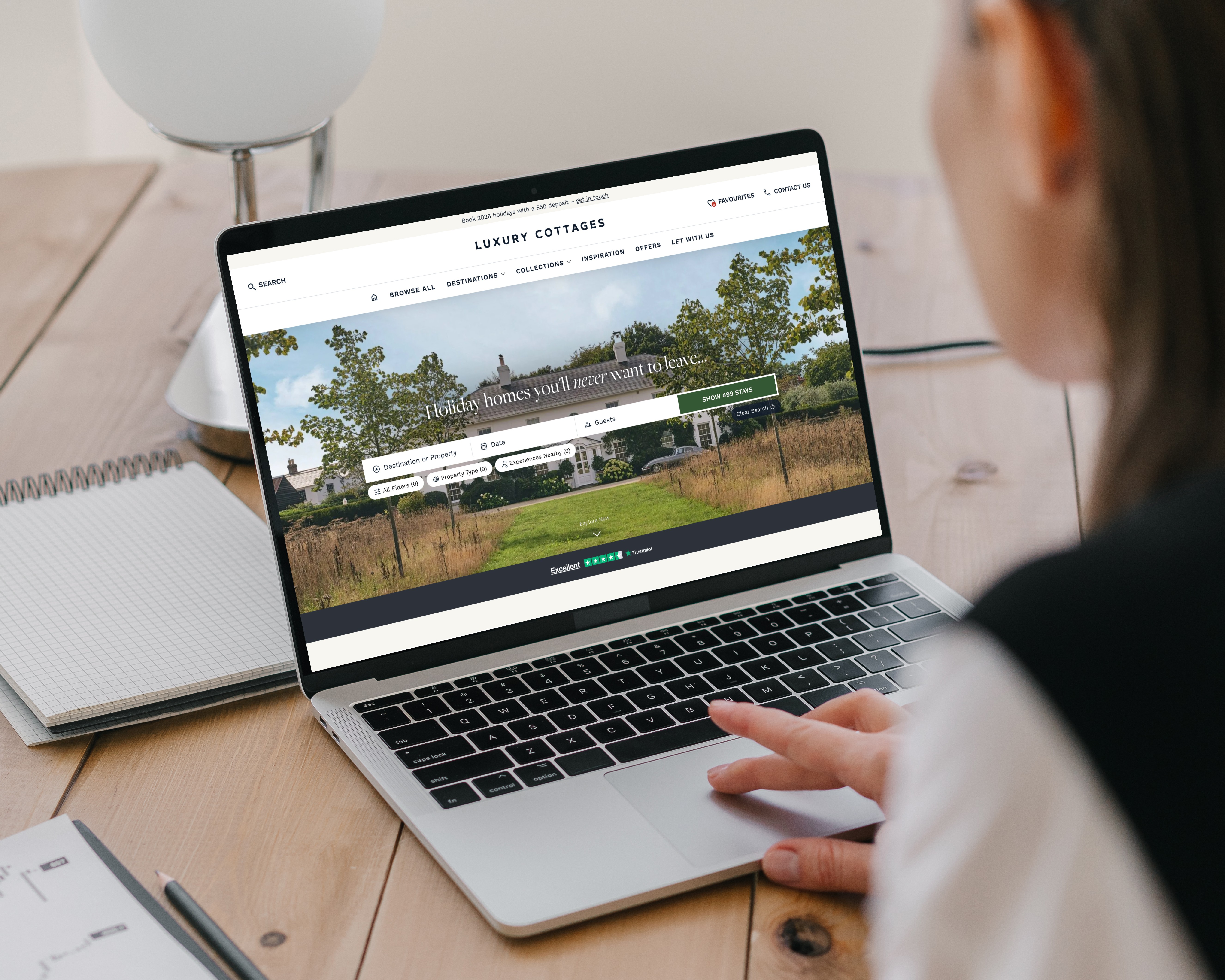 Luxury Cottages Website Design and Development
