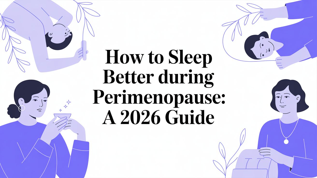 How to Sleep Better During Perimenopause: A 2026 Guide