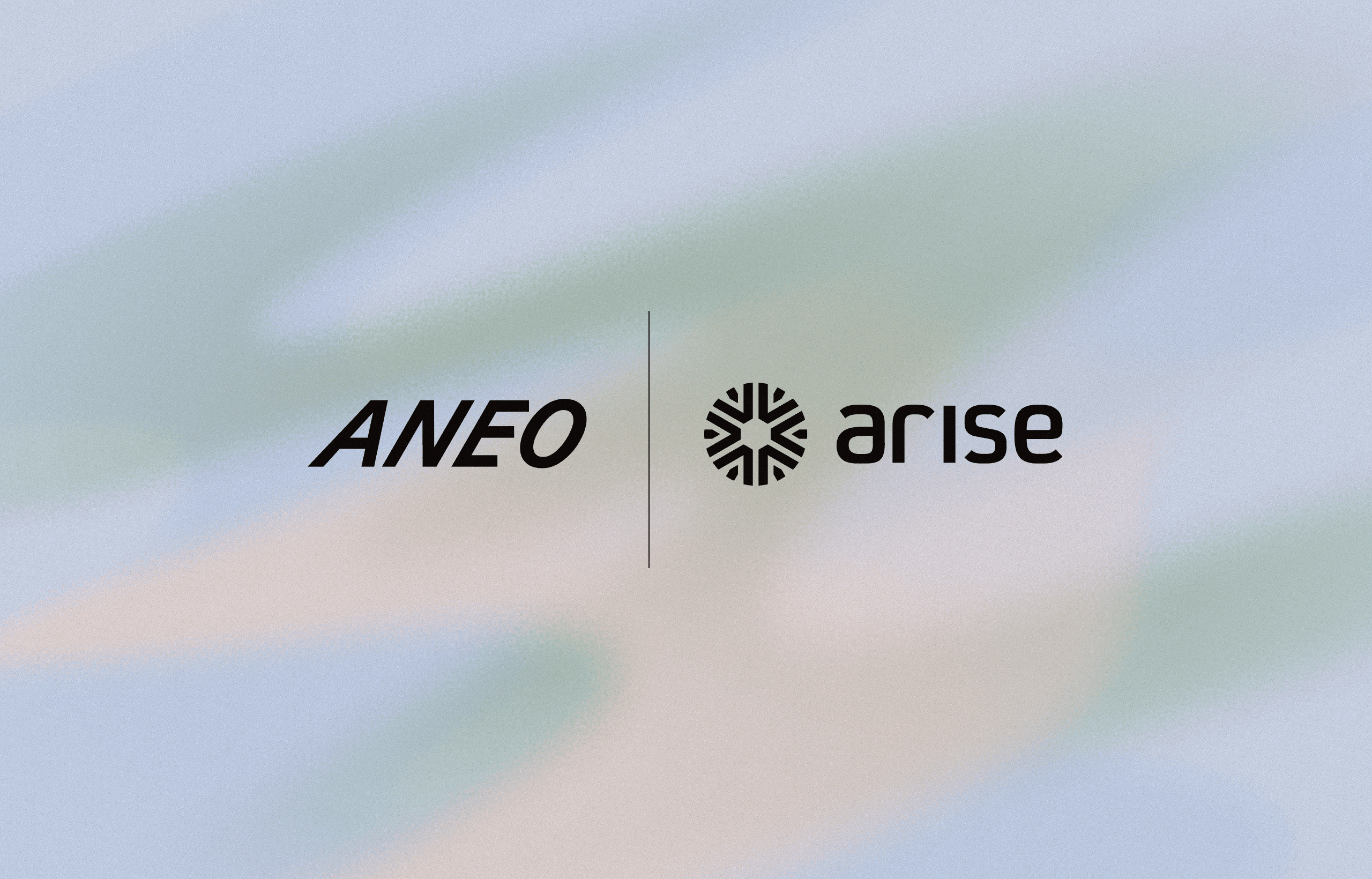 Visualisering med Aneo og Arise logoene