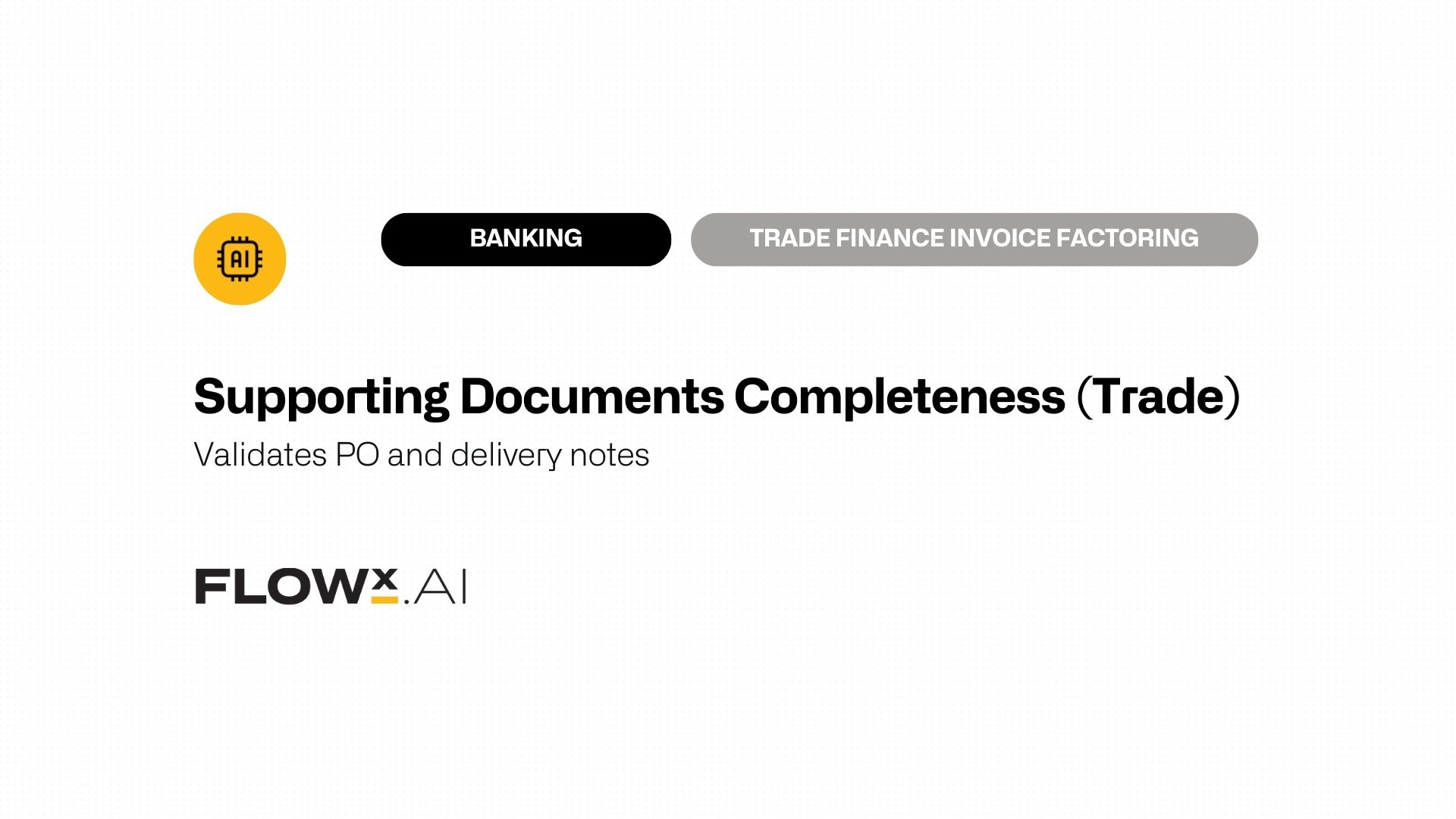 Supporting Documents Completeness (Trade)