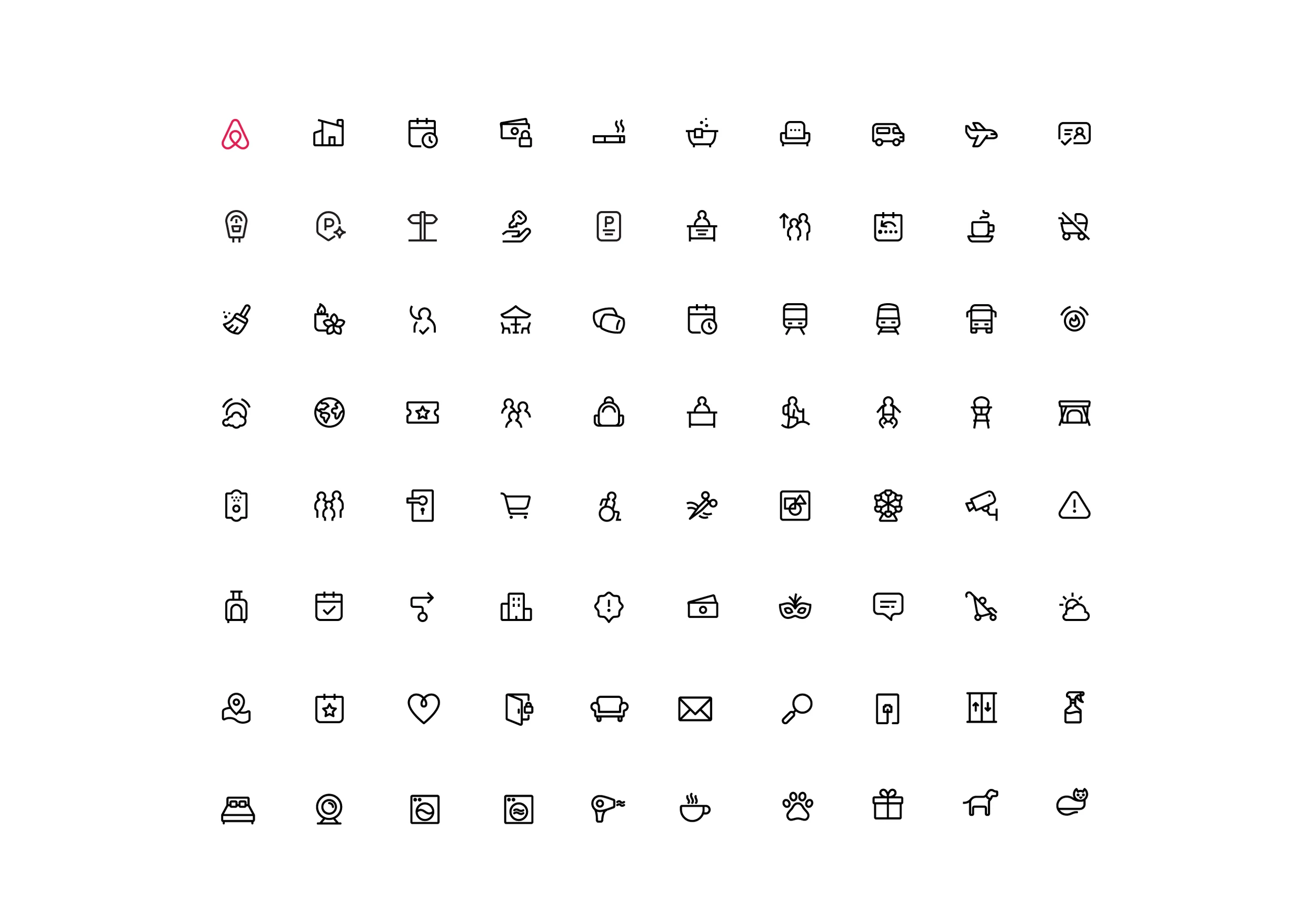 airbnb icons