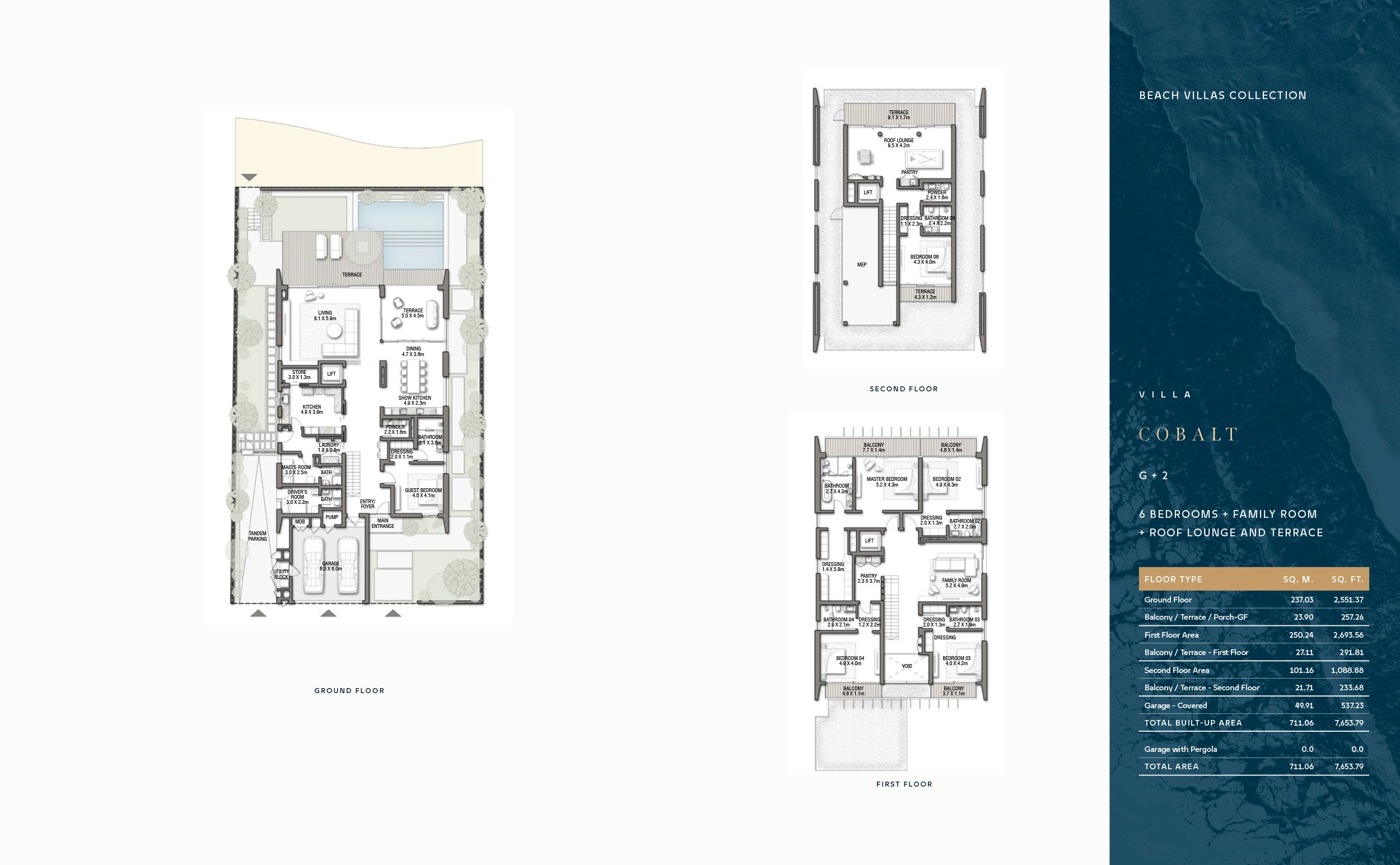 Villa Cobalt by Nakheel Floor Plan