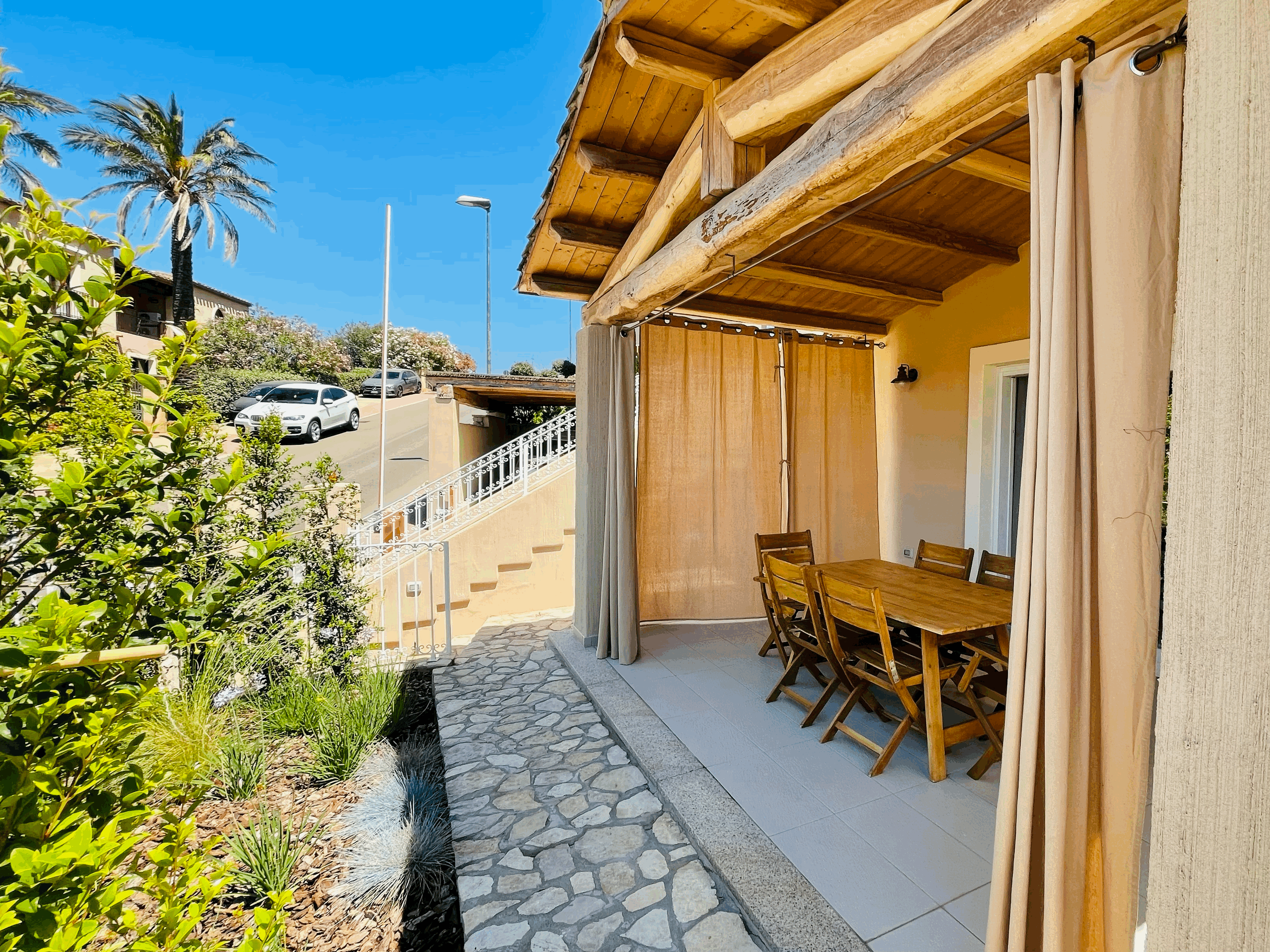 Patio esterno del Trilocale Shardana Standard