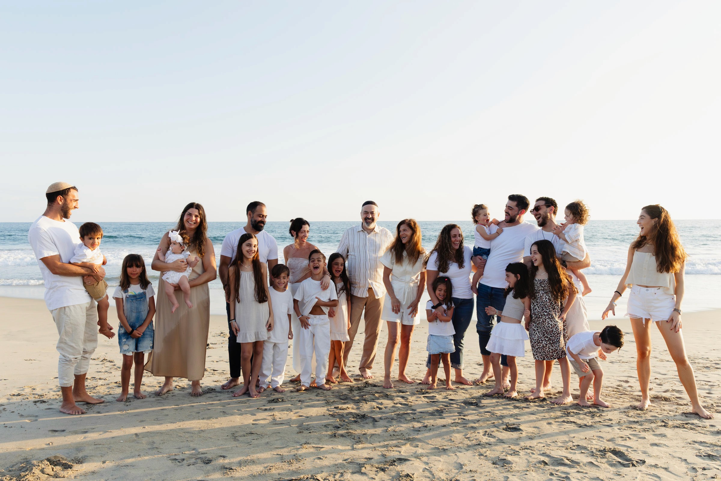 Sesión de fotos familiar en la playa Puerto Escondido