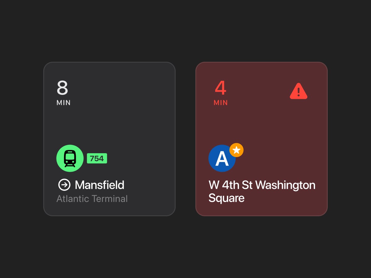 Two variants of a component with states applied differently to each