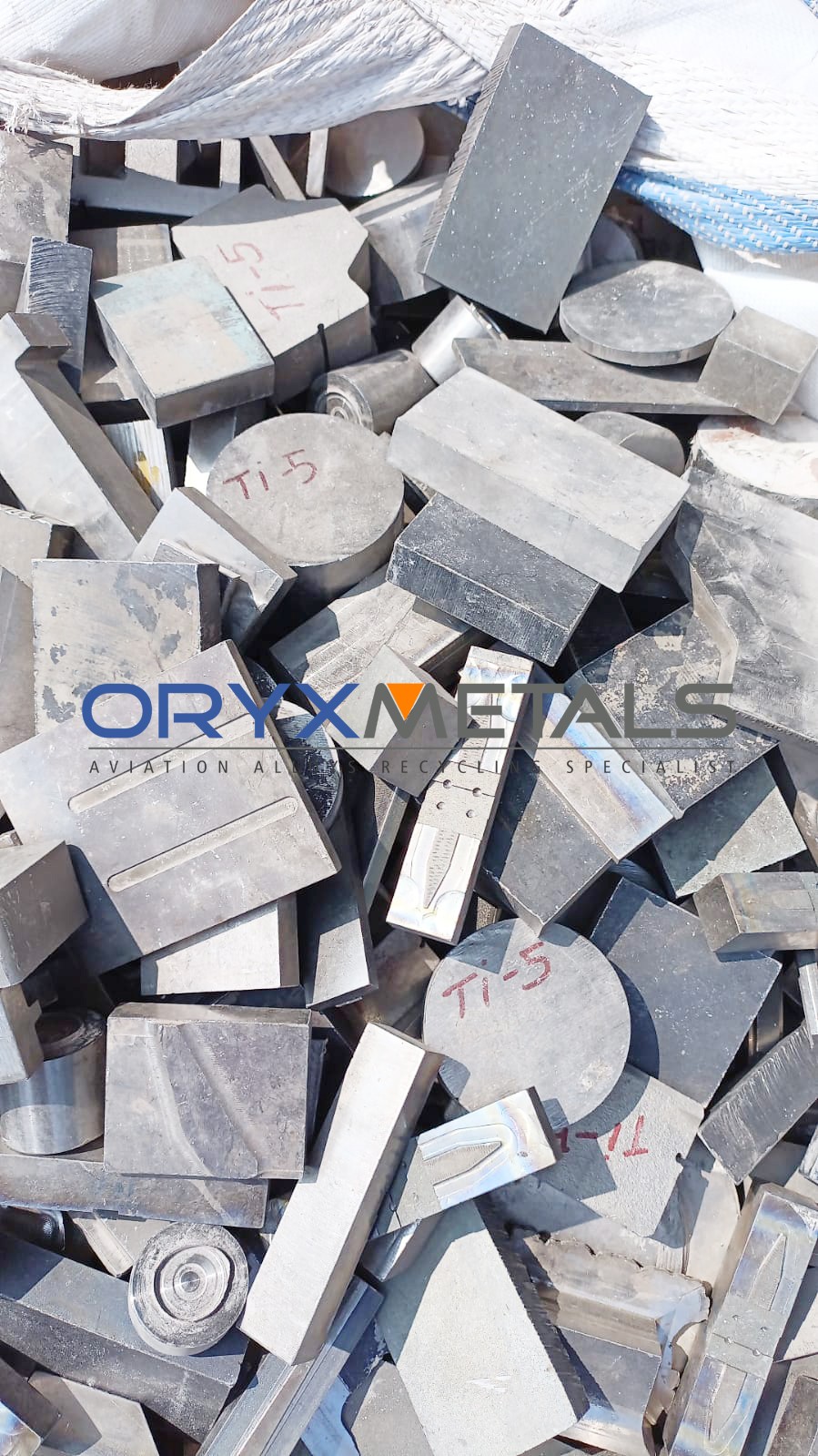 Titanium 6-4 BW and FS Scrap Alloy Recycling - Oryx Metals