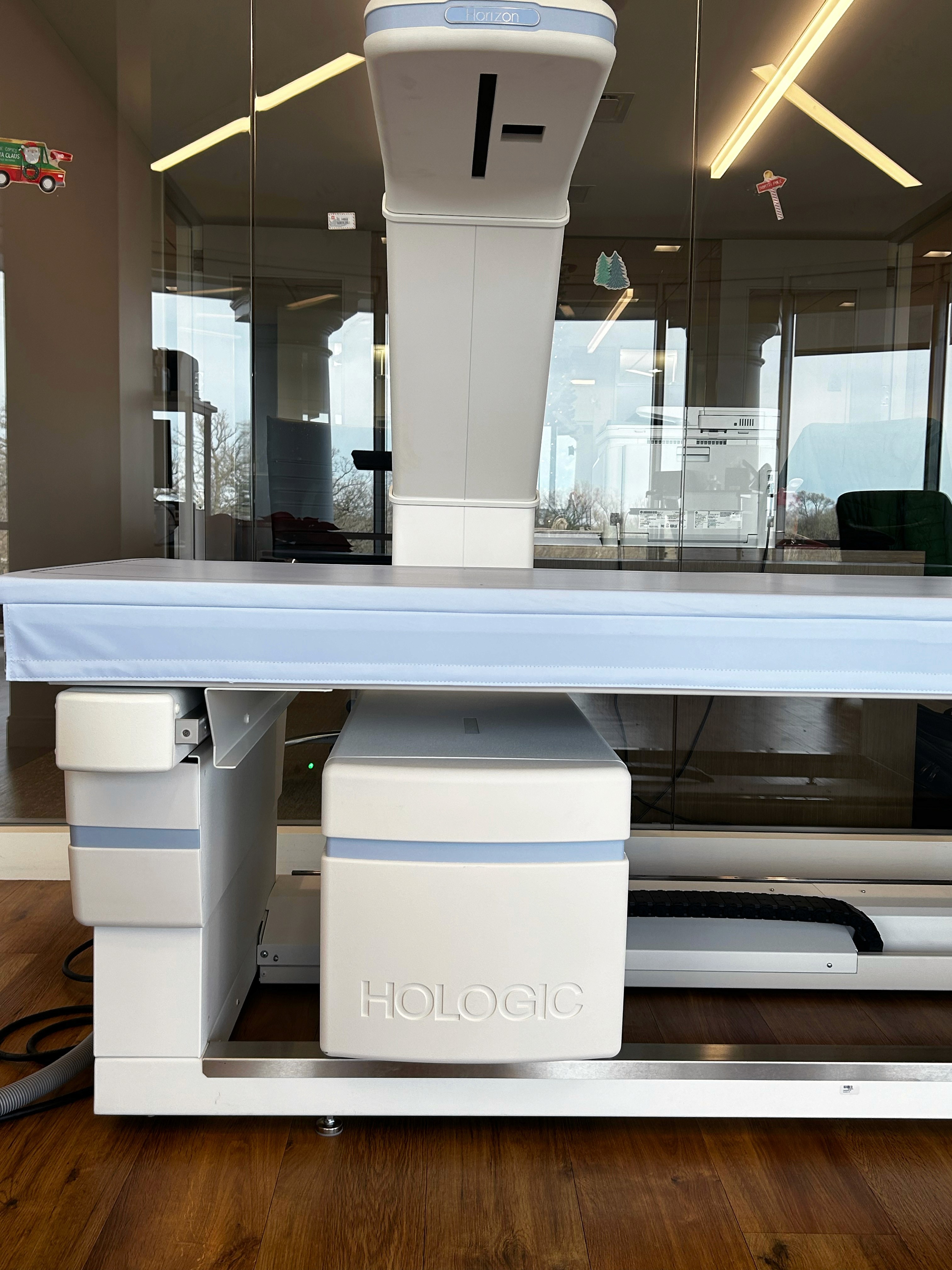 DXA machine for bone density and body composition testing at Harper Health.