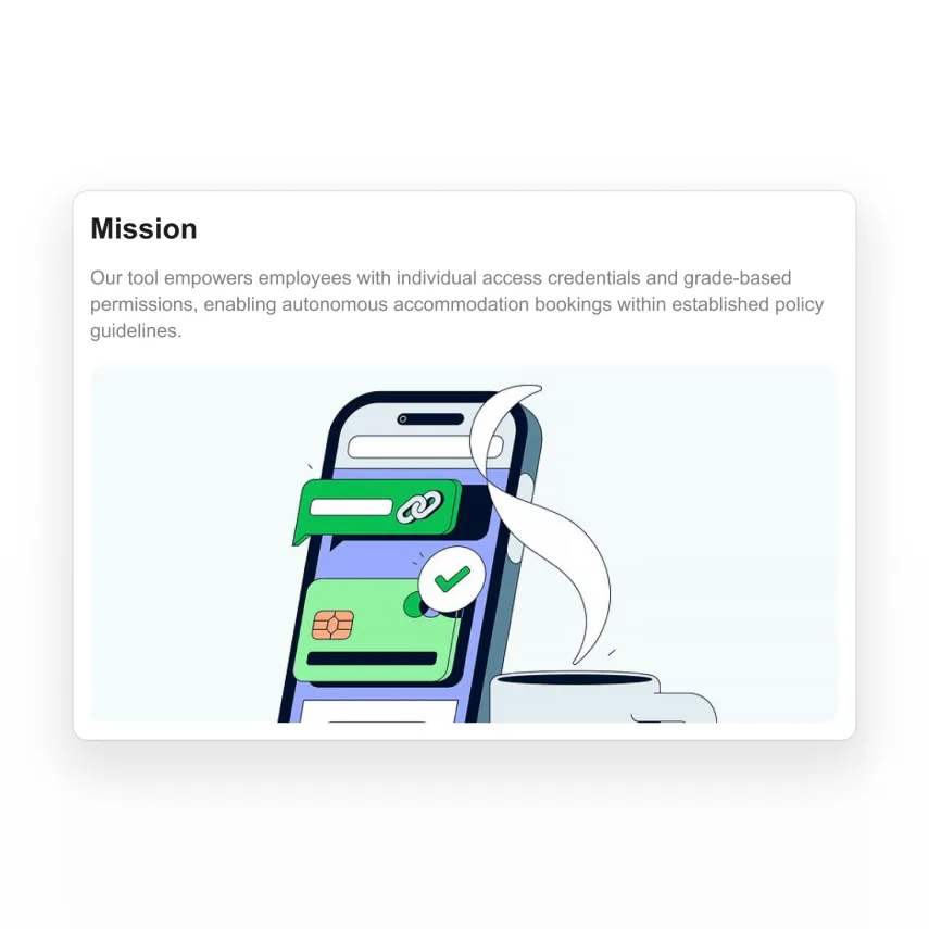 A business traveler with a suitcase gazes out a large airport window as a plane takes off, symbolizing seamless corporate travel and easy bookings, with an adjacent web interface highlighting travel services and contact options.
