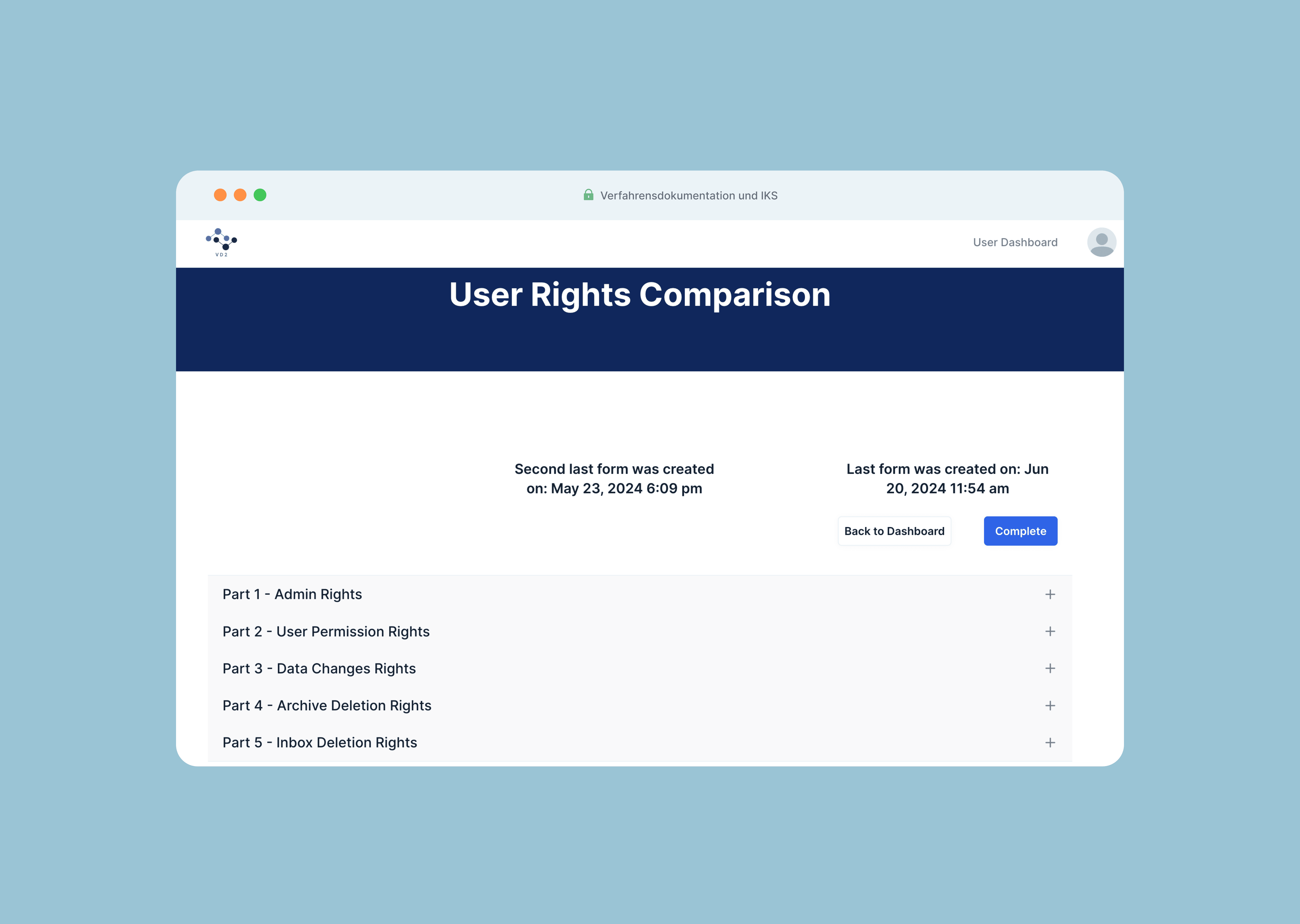 Form Comparisons