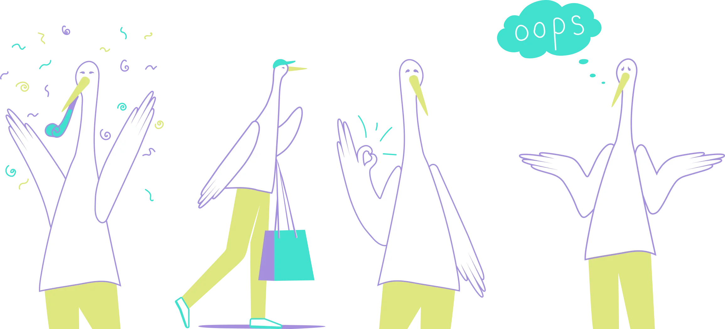 Фирменные иллюстрации персонажей