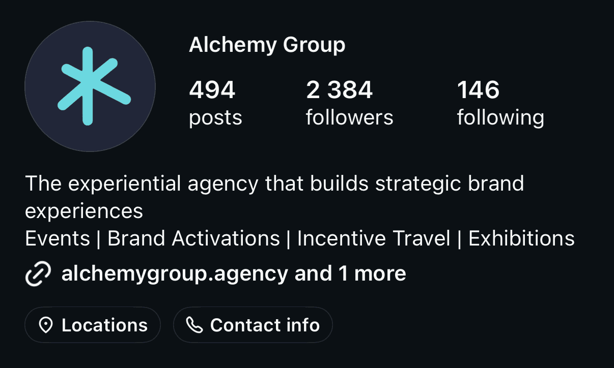 Alchemy Group Social Feed