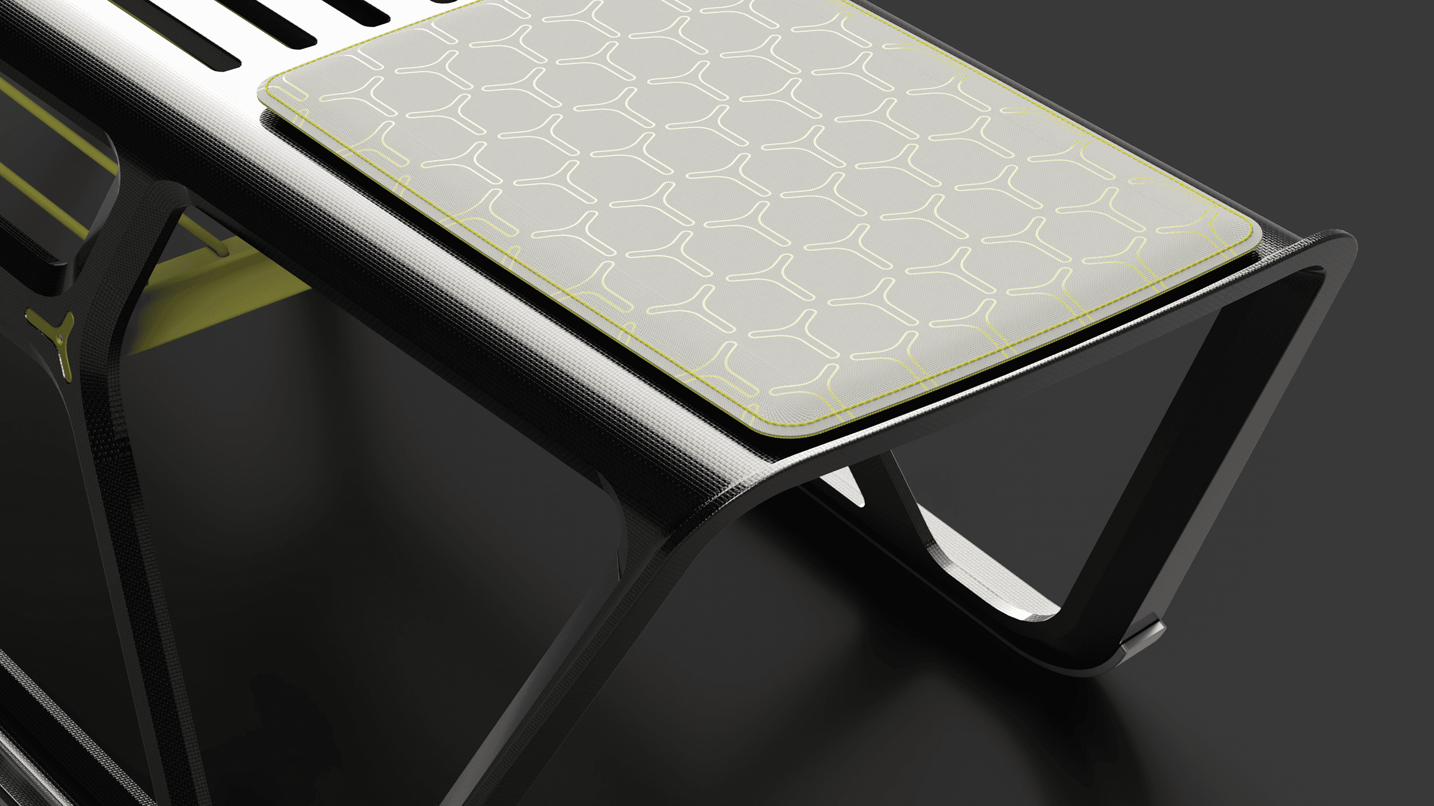 Fibre reinforced sled made from bio polymer details