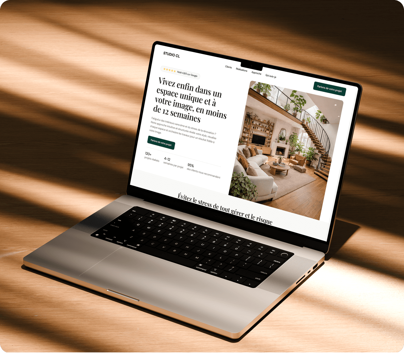 Visual mockup of the WyssWeb website