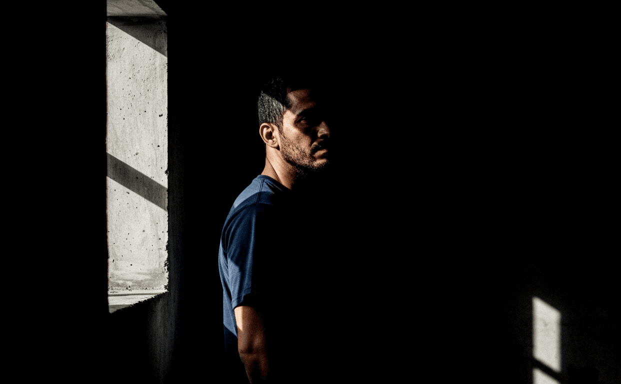 Justice-involved individual facing substance use disorder charges seeking clinical support through JWHope