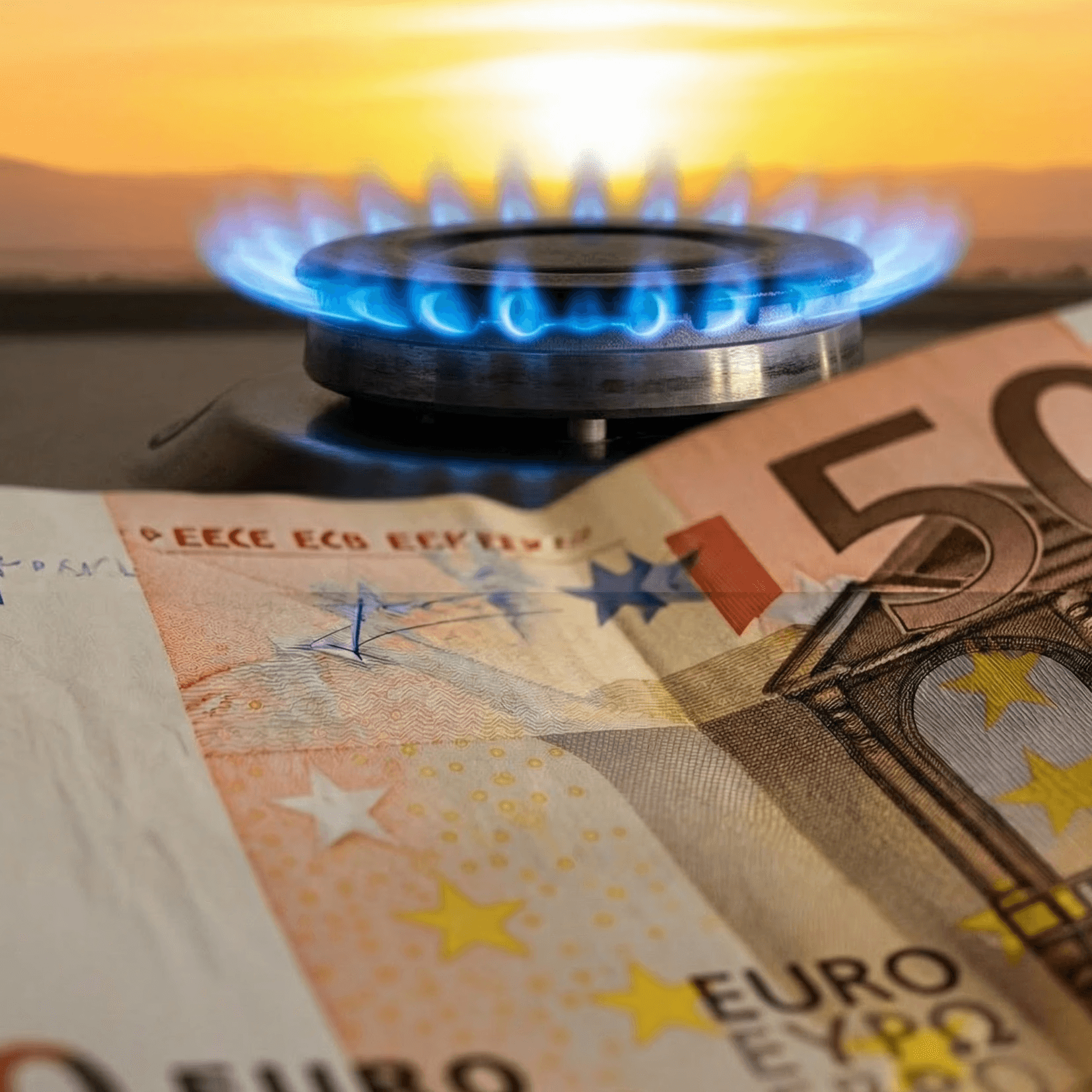 money and gas burner