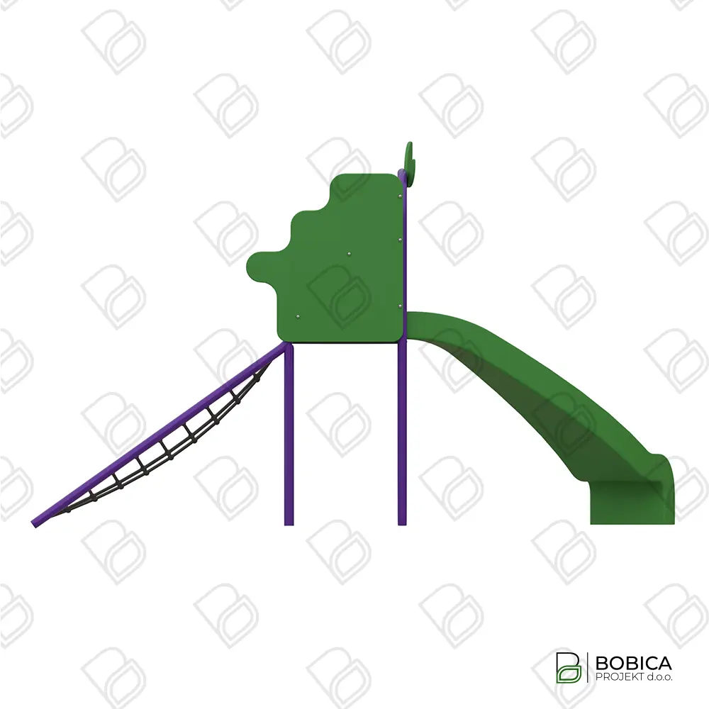 Tobogan s mrežom savijeni "ZigZag"