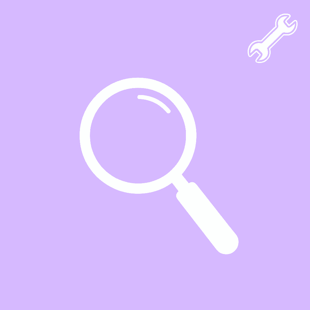  Magnifying glass focusing on workflow friction points and bottlenecks