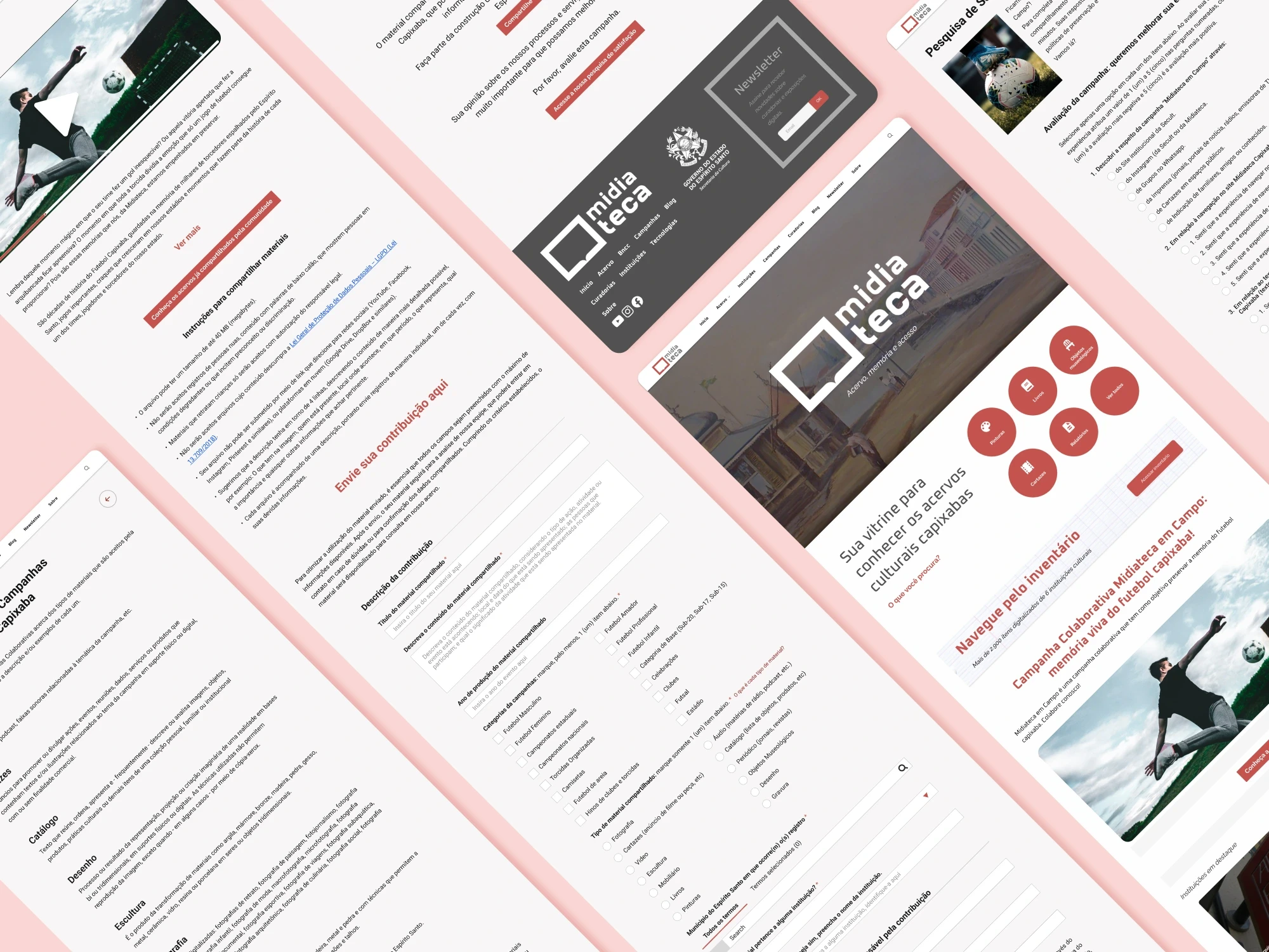 Telas web Midiateca