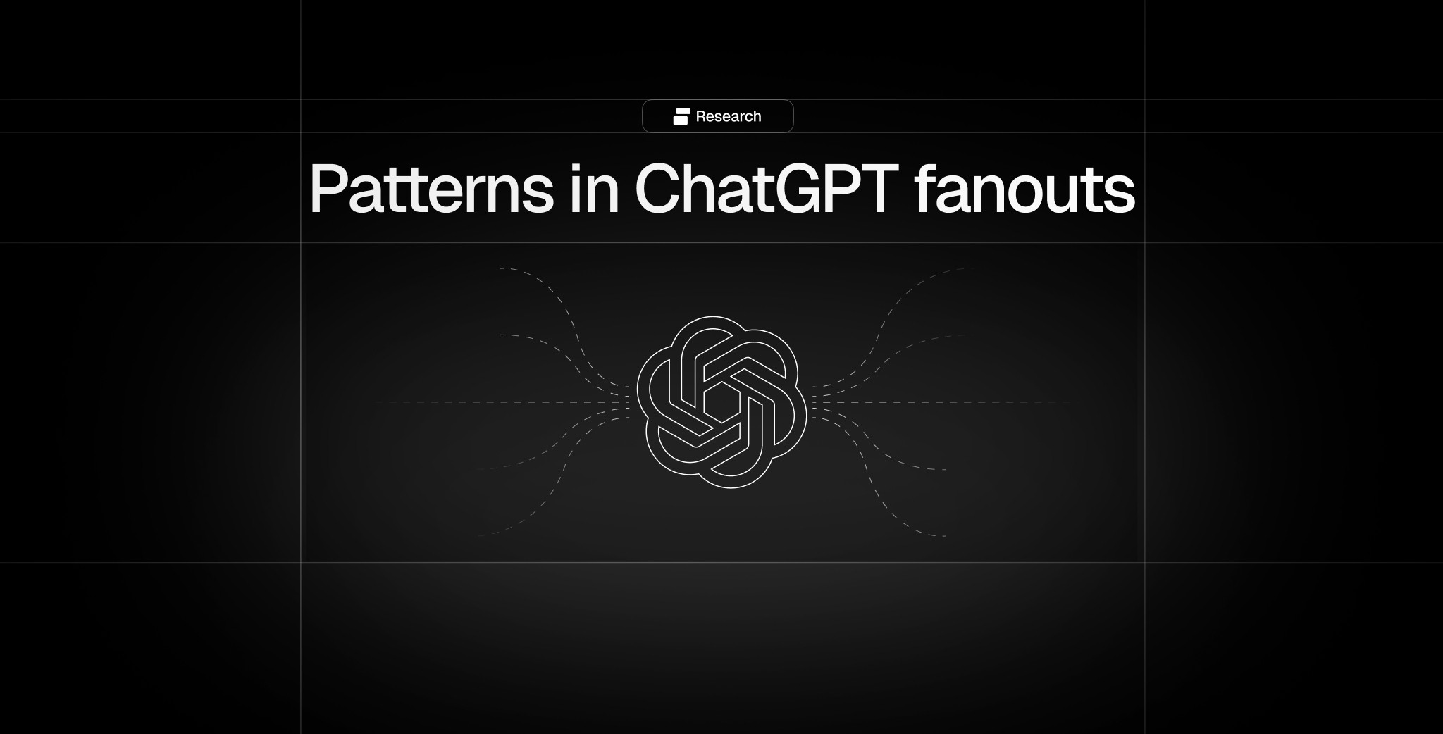 Article Peec AI sur les patterns de query fanout de ChatGPT