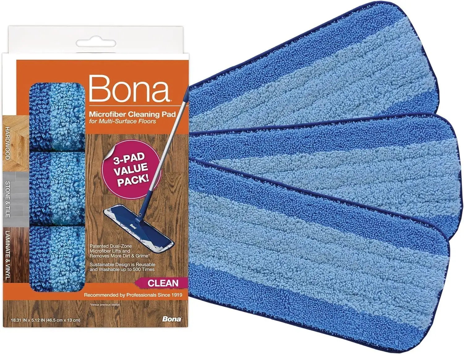 Bona Microfiber Cleaning Pads