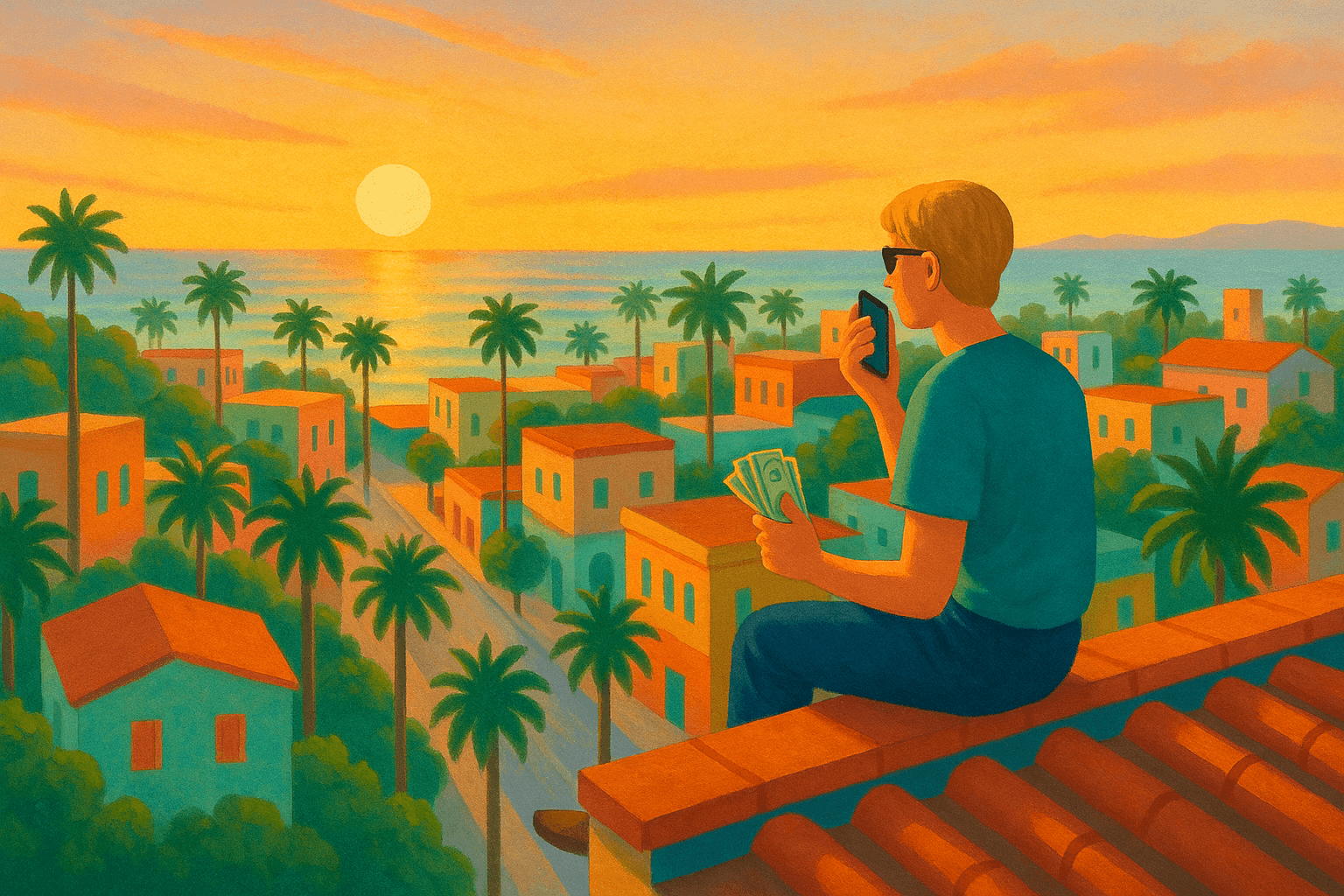 A women vibe selling in the caribbean with Paage