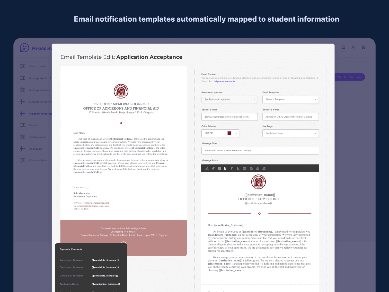 Email Template