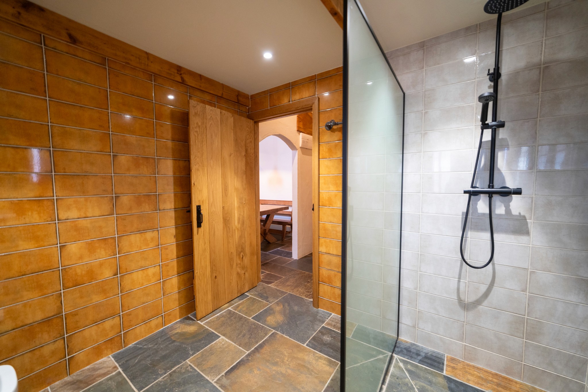 Lavender Glamping Bathroom
