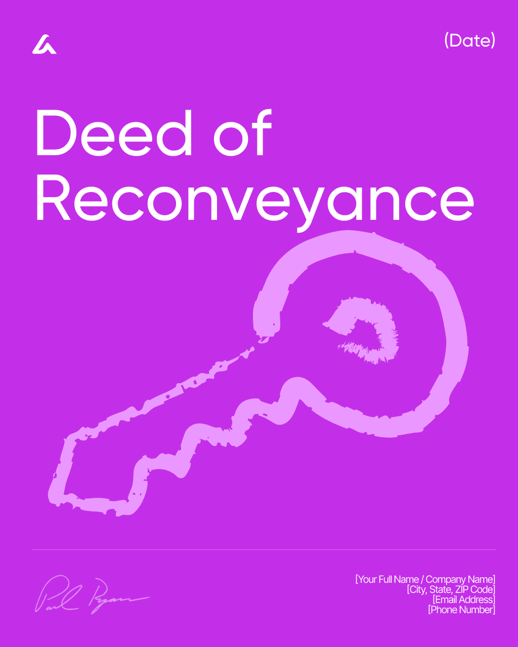 Deed of Reconveyance