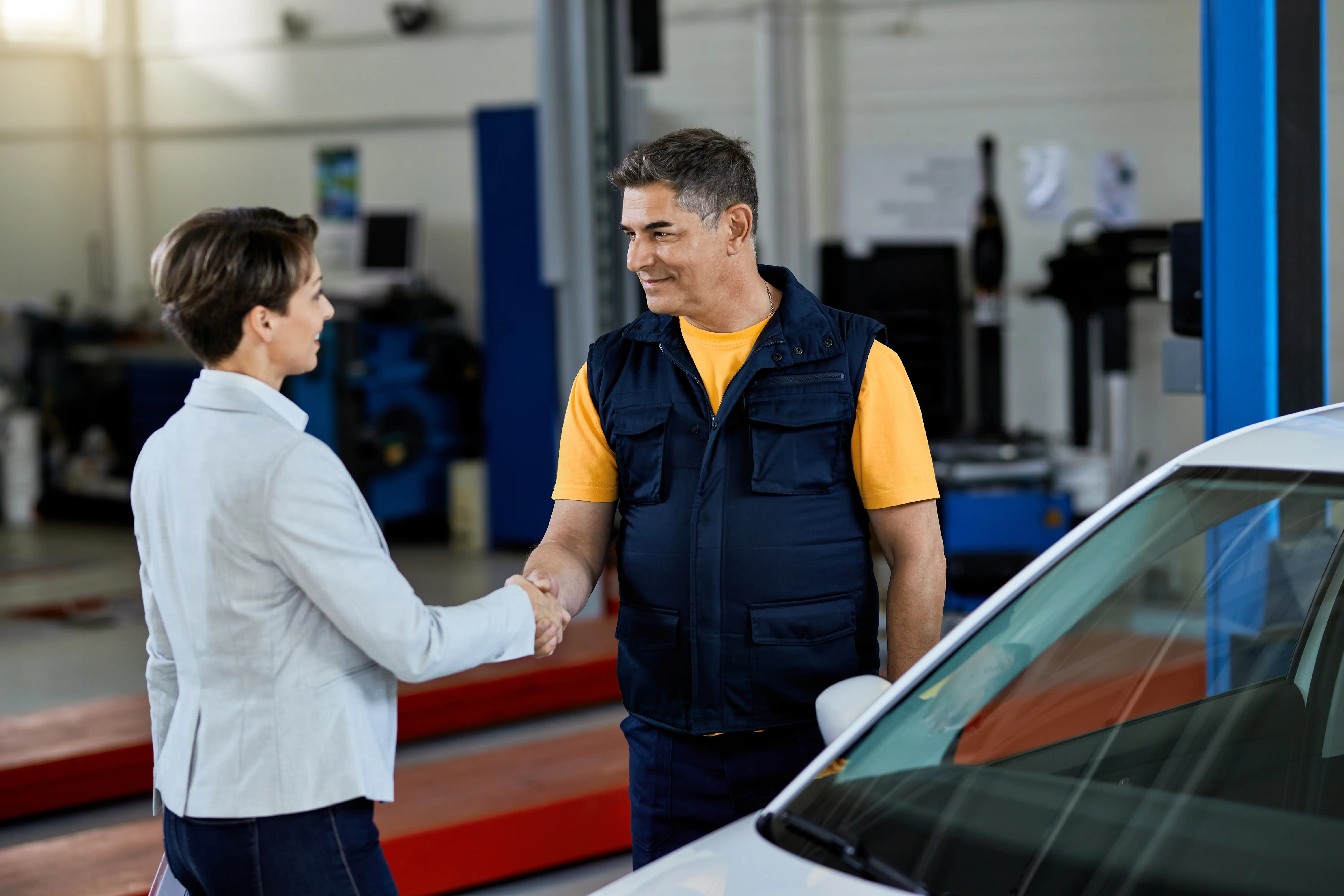 Client satisfait avec un carrossier Five Star