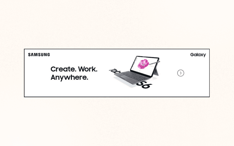 Samsung Banner Ad