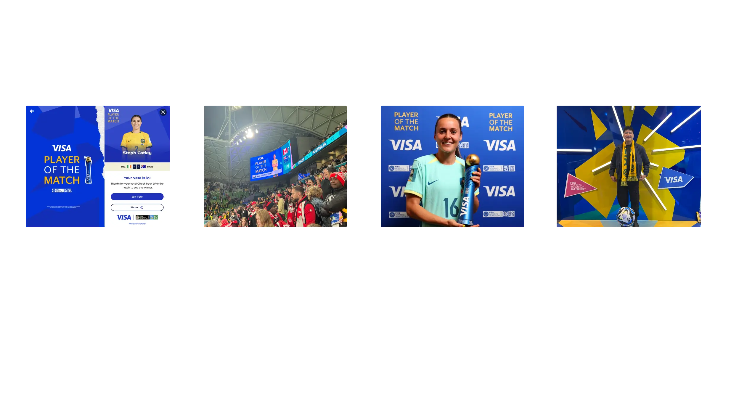 Visa Player of the Match. Success story of a multi-platform live campaing