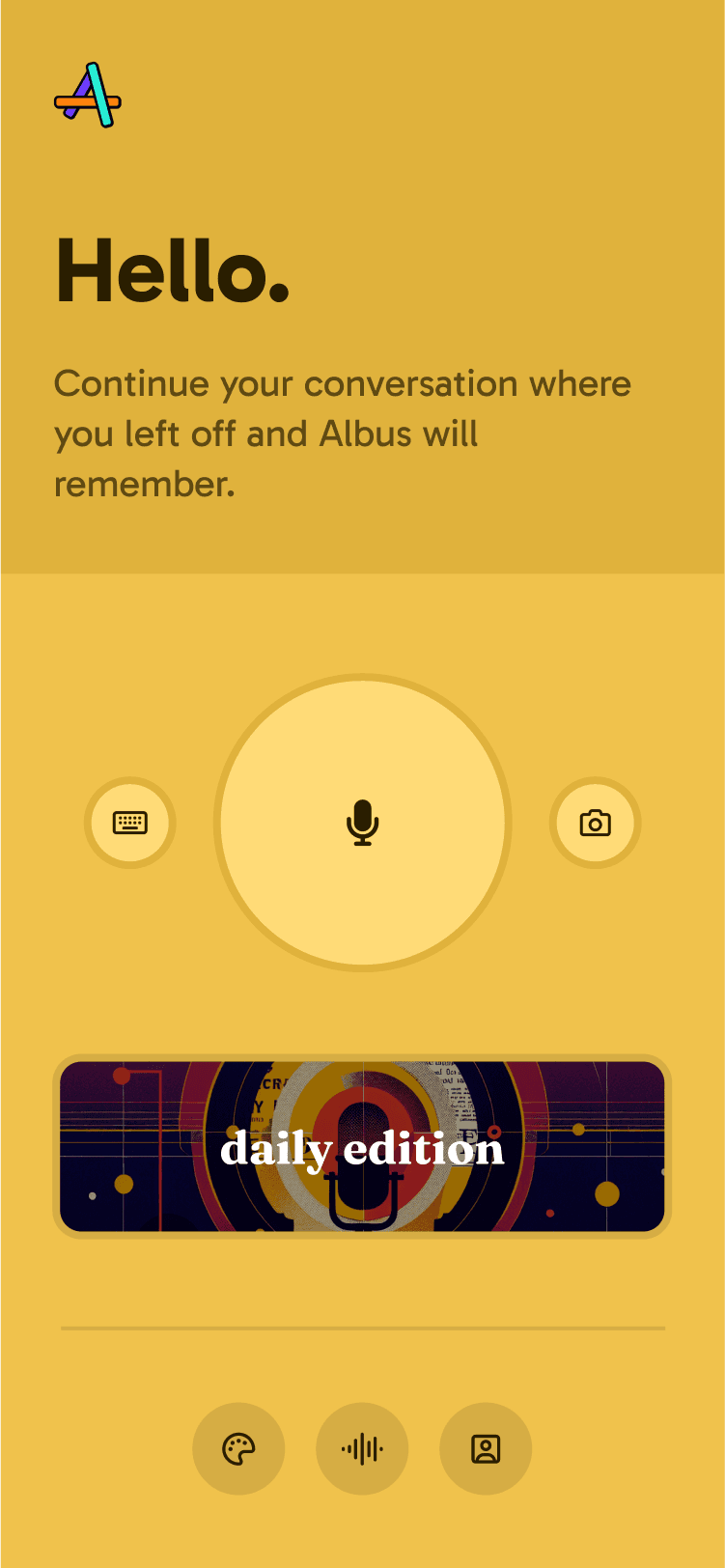 Albus AI - Advanced speech assistant dashboard