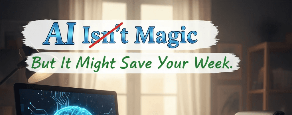 AI Isn't Magic. But It Might Save Your Week.
