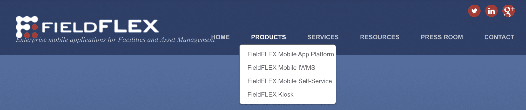 Fieldflex old website